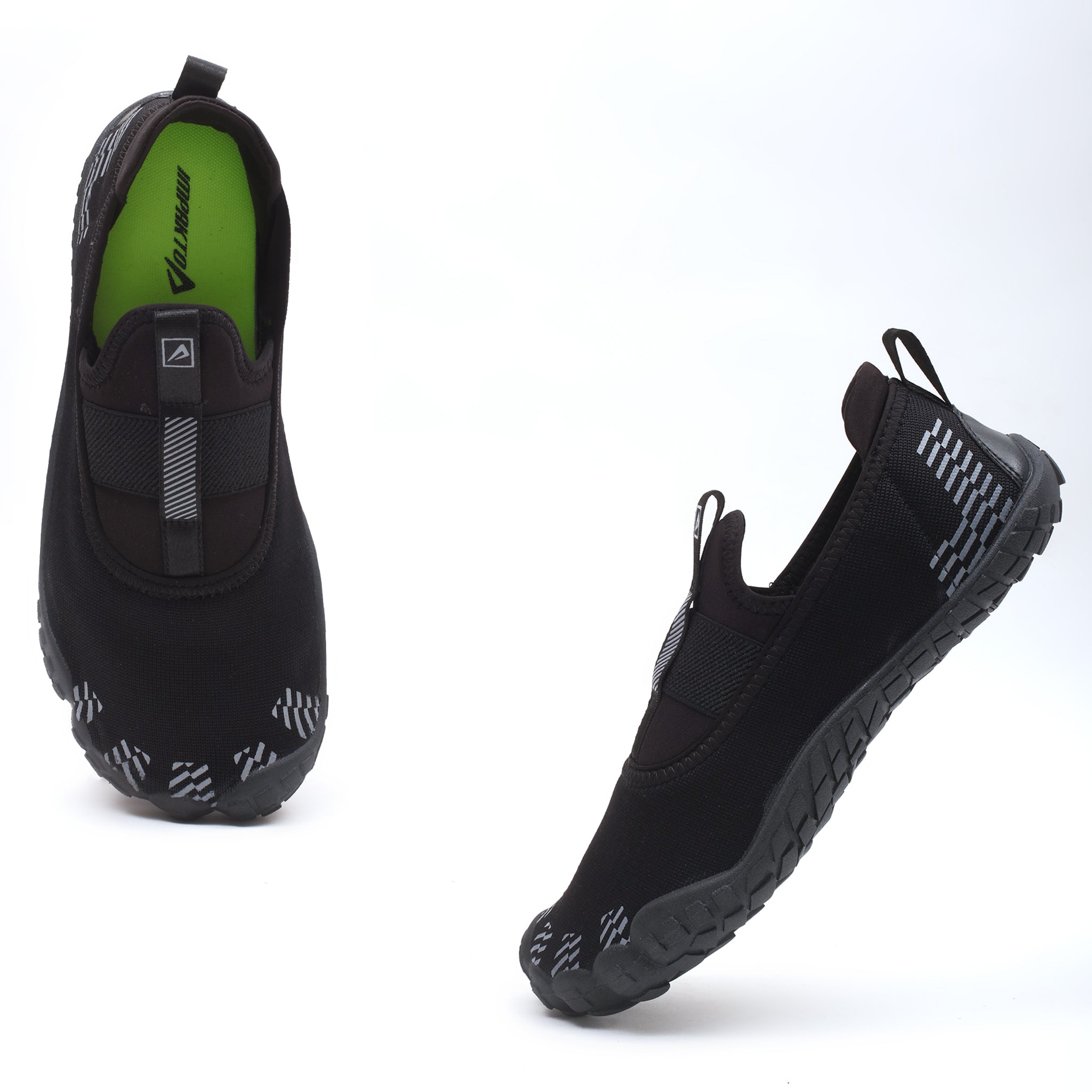 Impakto Barefoot Rooted Unisex Black Gym Shoes AS3143