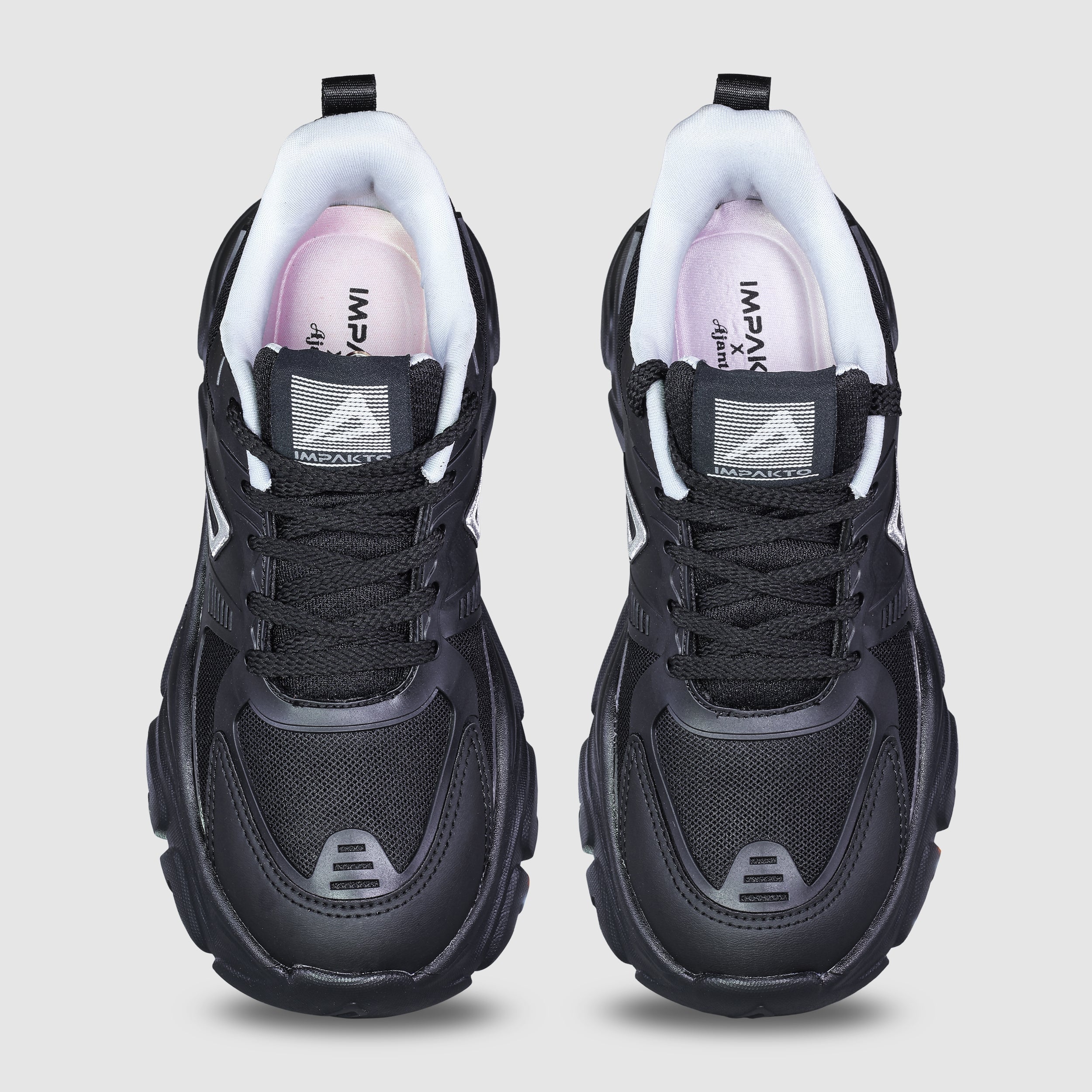 Impakto Chunky CoreMax Women's Black Sneaker - AS4105