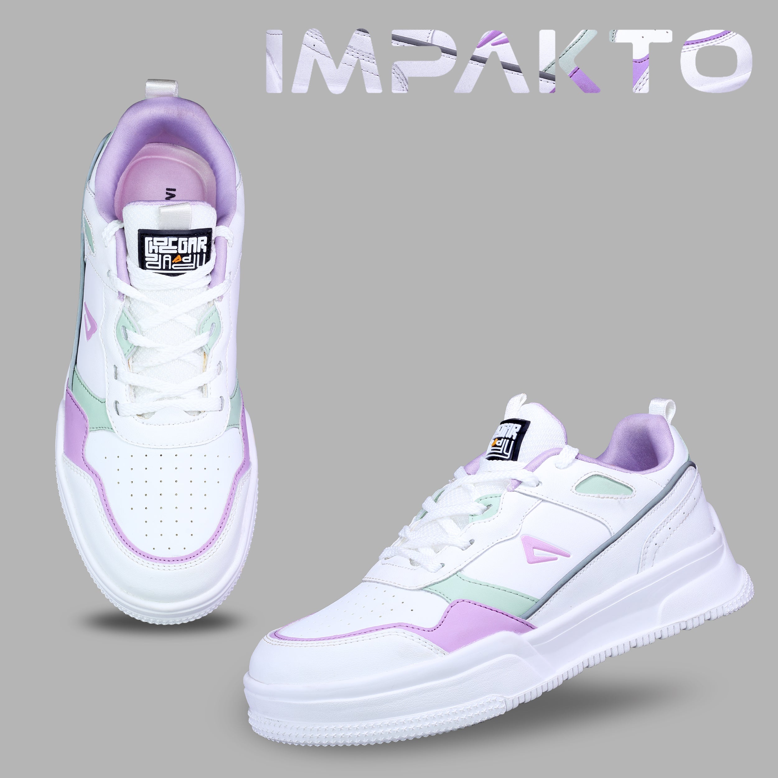 Impakto Shoegardaddy Women's Peach Sneakers - AS4108