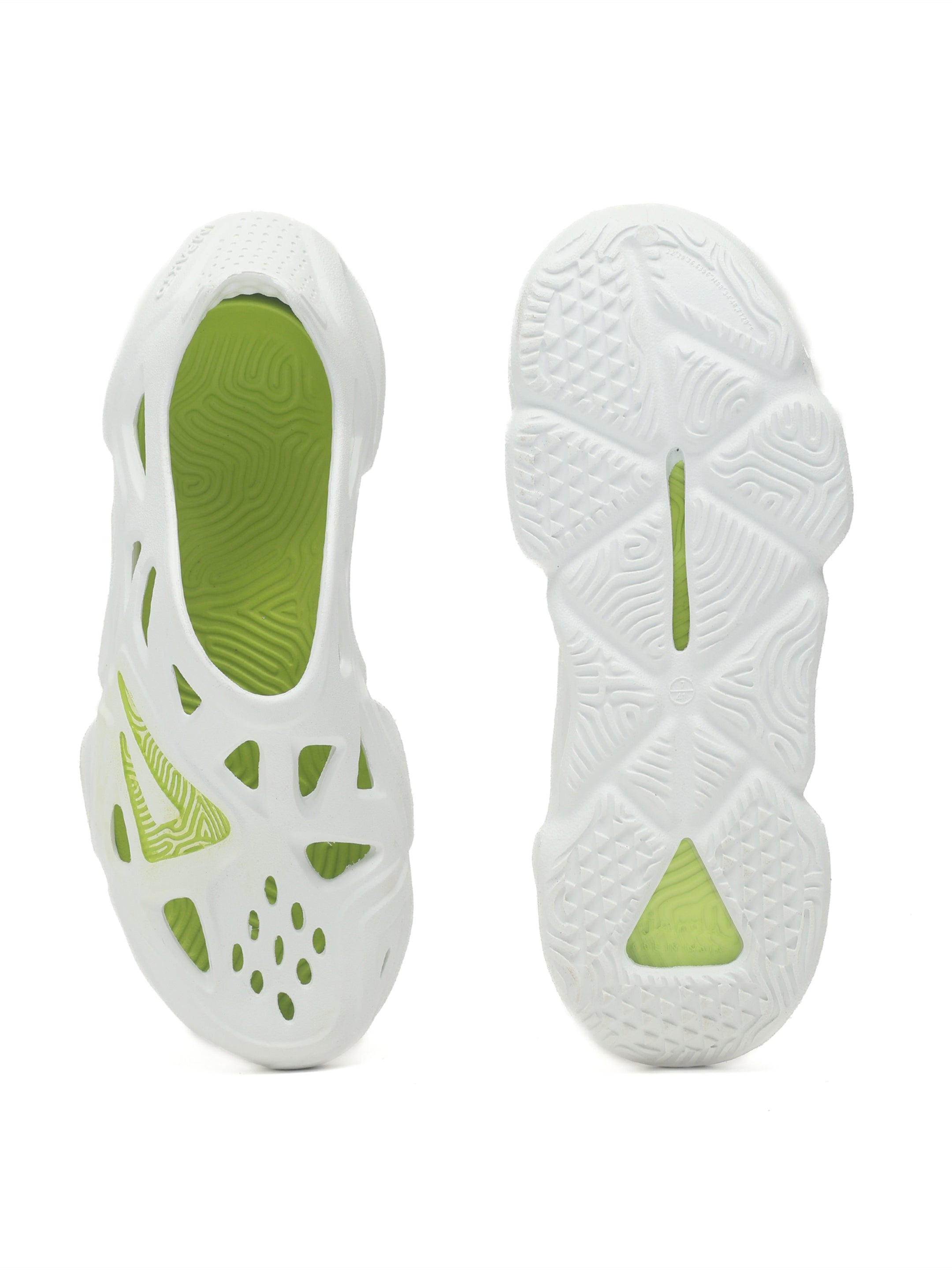 Impakto Super Future Men's White and Neon Flipflop