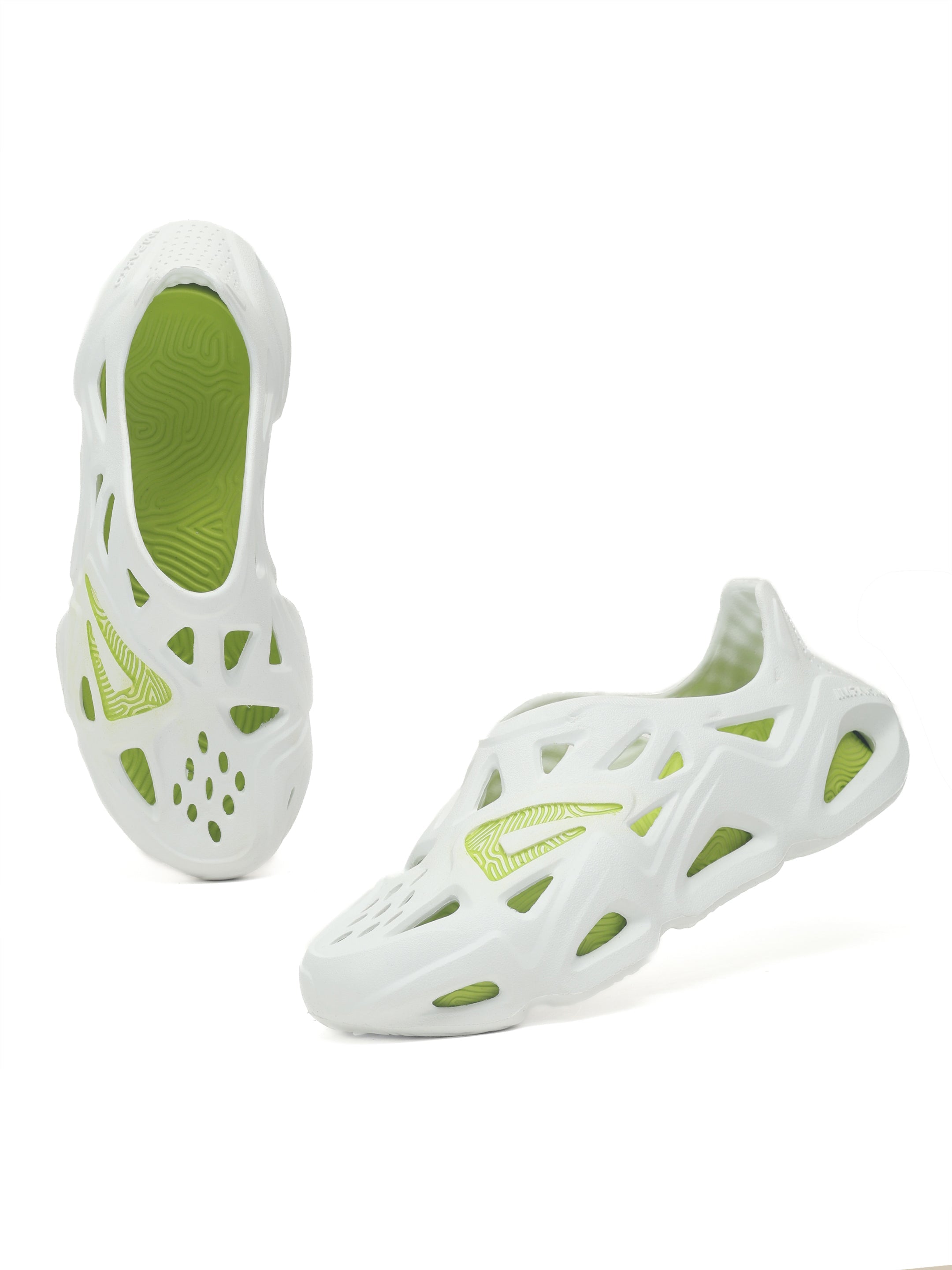 Impakto Super Future Men's White and Neon Flipflop - FT3078