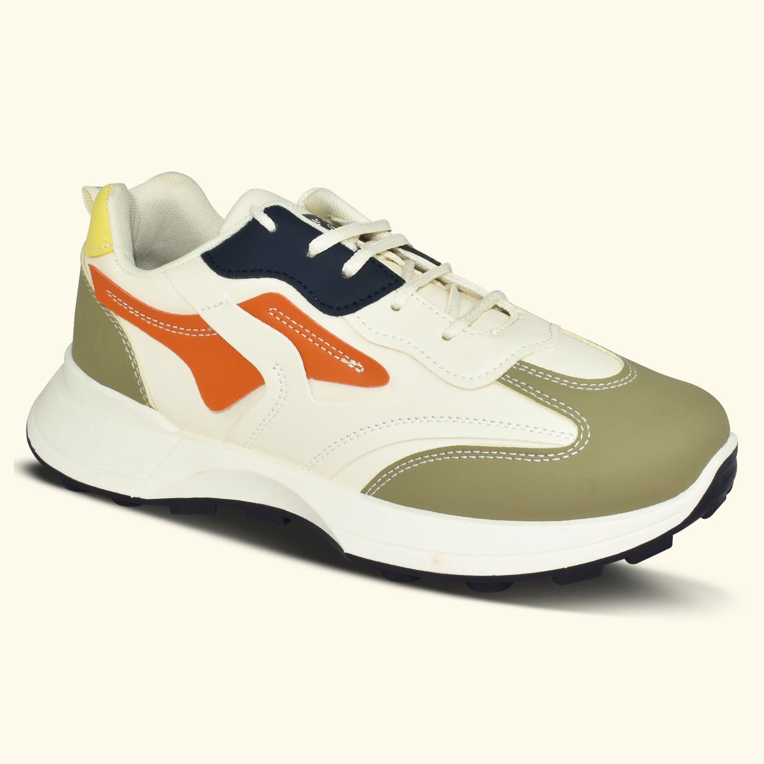 Women Olive Lightning Chunky Sneakers