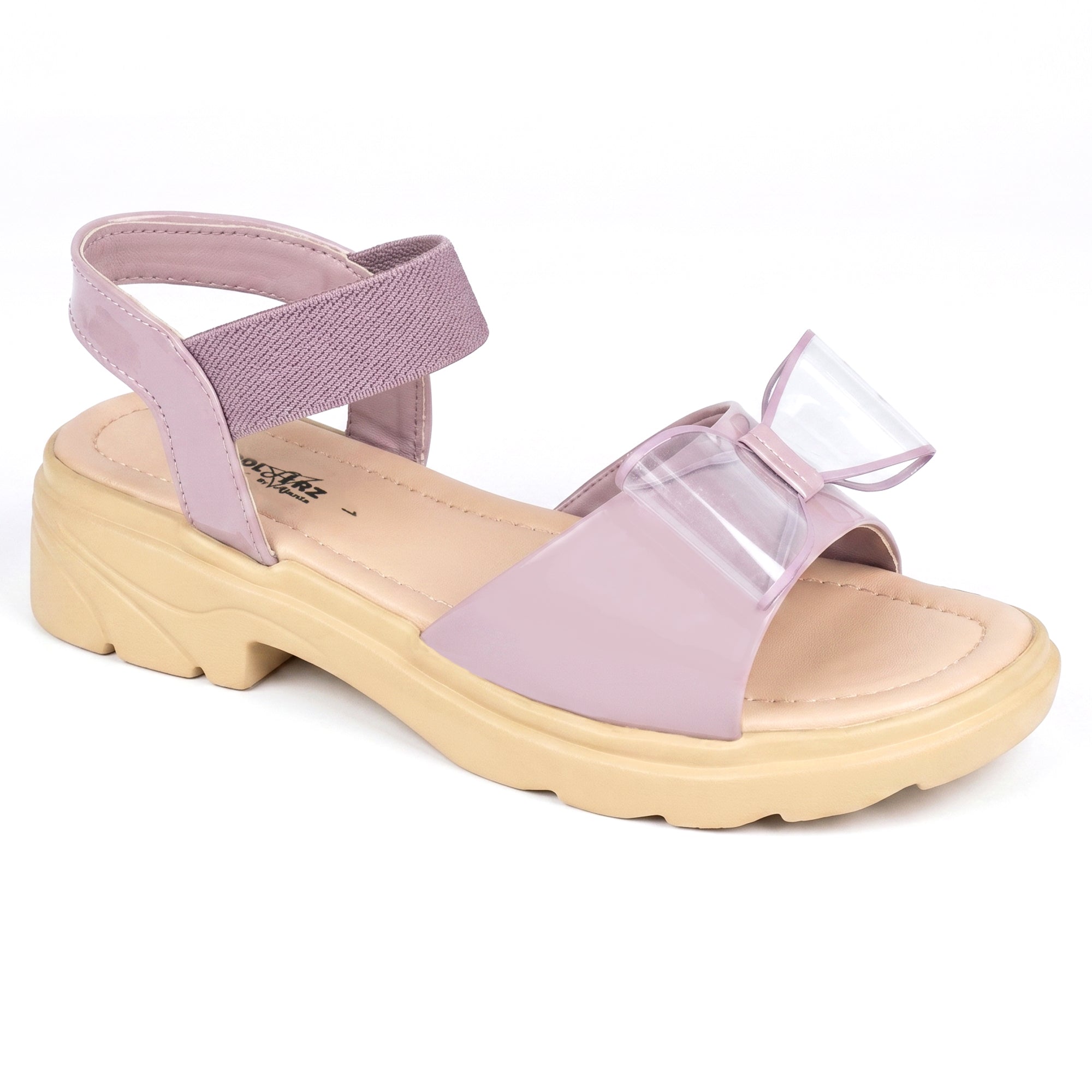 AJANTA Girls Adjustable Strap Sandals | Soft Cushion | Durable Sole