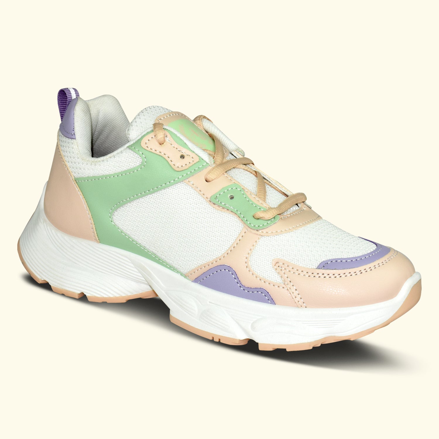 Ajanta Women’s Pink Lightning Chunky Sneakers