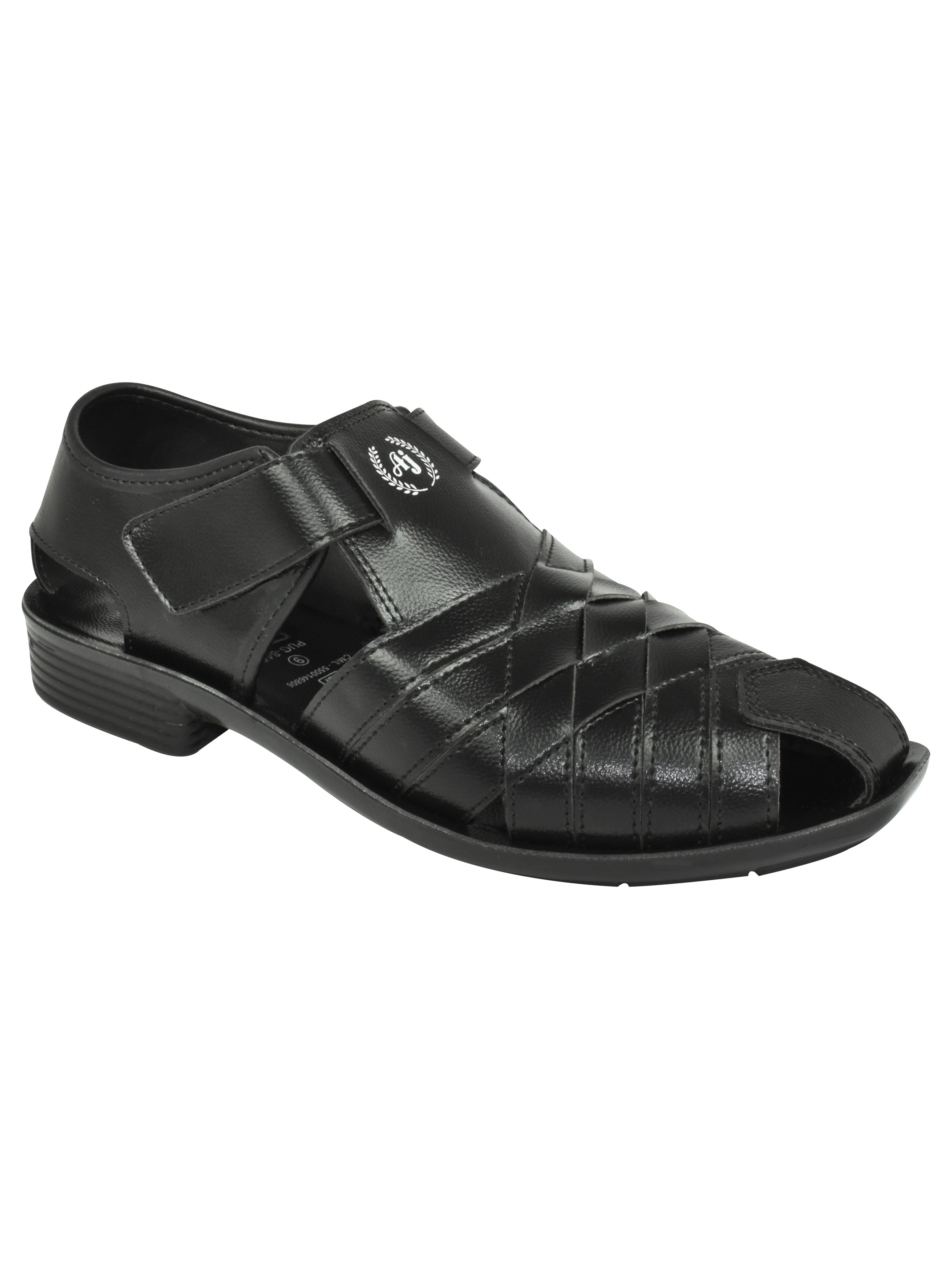 Ajanta Men’s Black Cycle Sandal