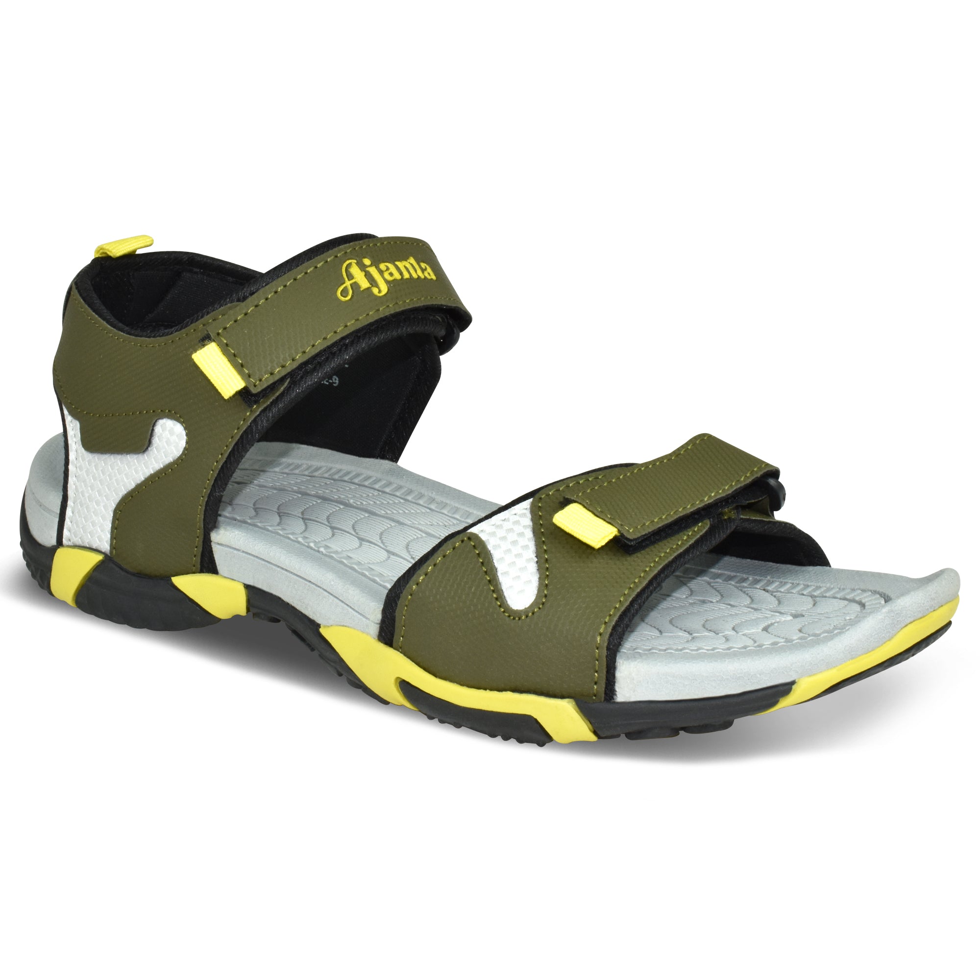 Ajanta Men’s Sports Sandals with Velcro Closure