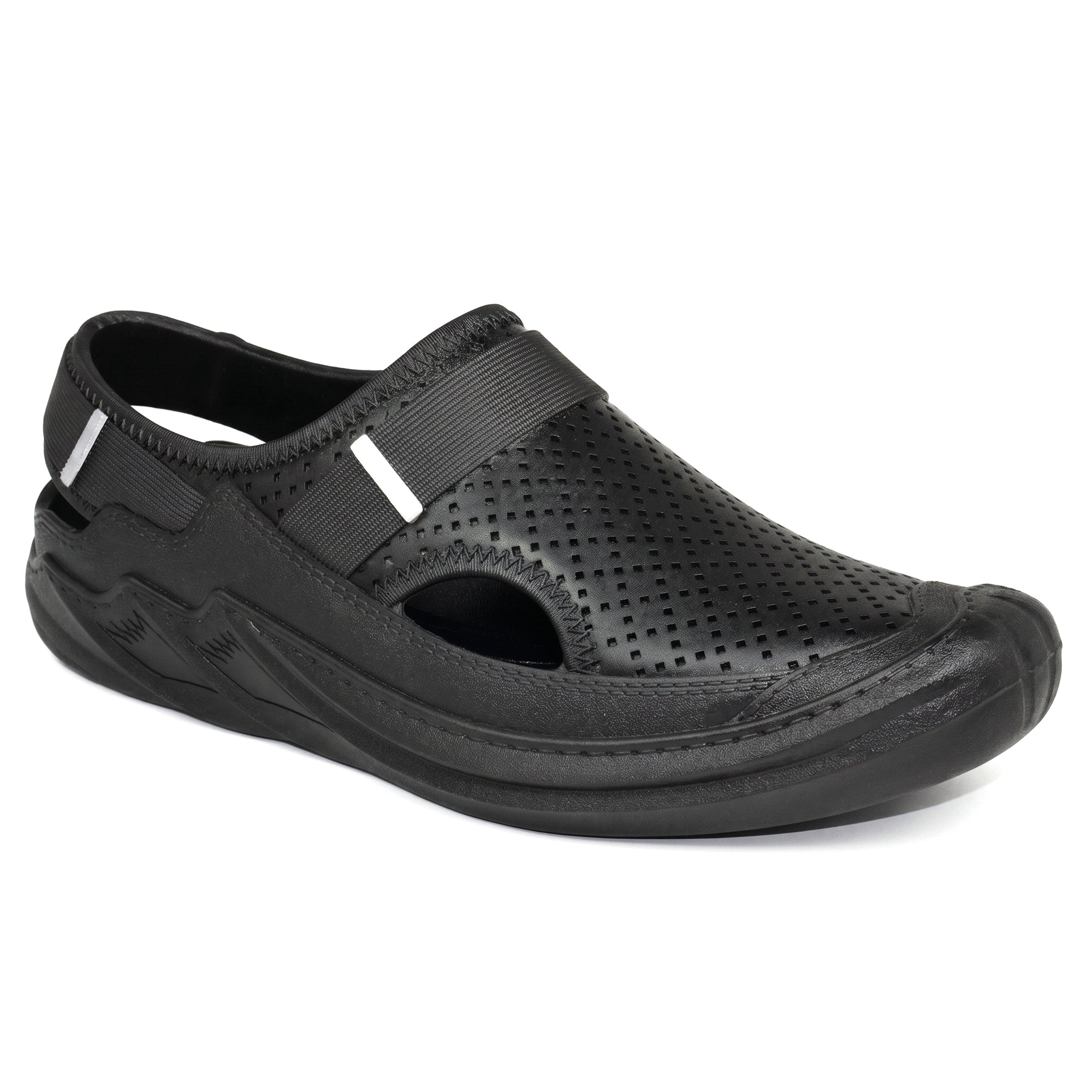 AJANTA Men's Roman Sandals | PVC Molded Water Resistant Sandals for Men | Lightweight Breathable Walking Sandals | Rainy Season Outdoor Casual Daily Wear Footwear