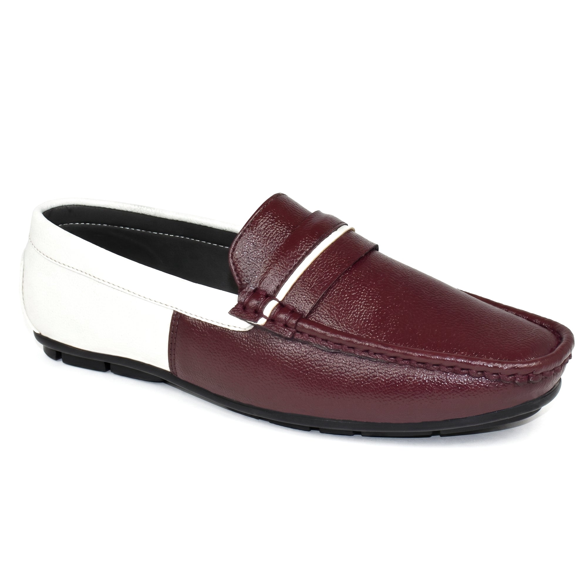 AJANTA Men Stylish Loafers | Synthetic Leather Casual Slip-On Shoes for Daily Wear