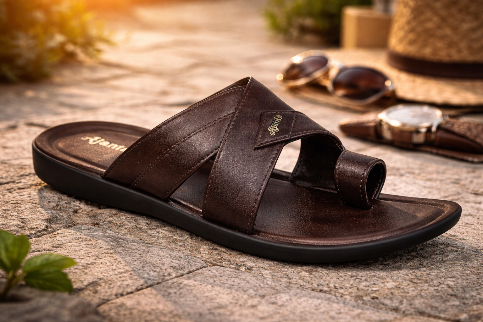Ajanta Men’s Daily Wear Anti-Slip Sandals