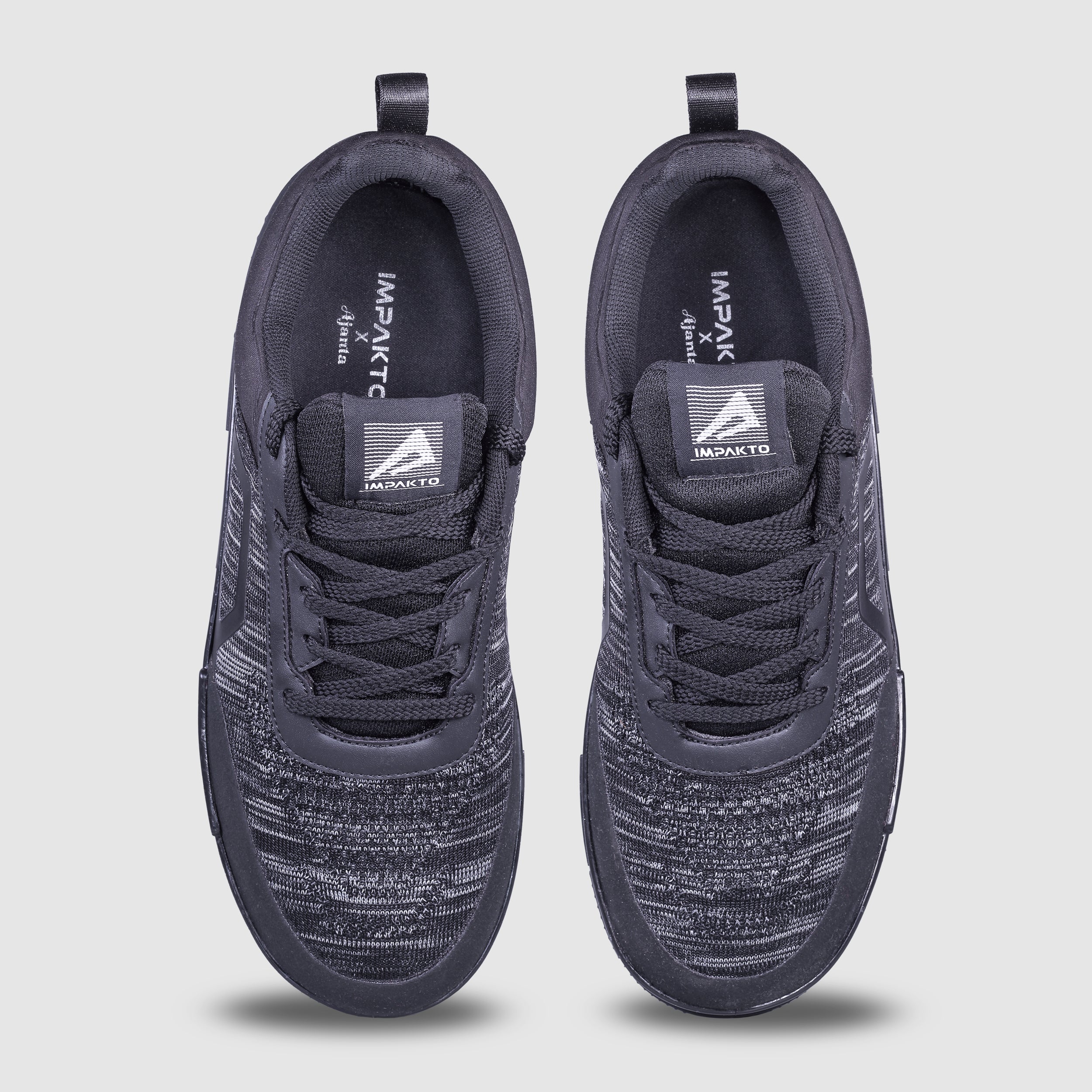 Impakto Men's Black Sneaker - AS3348