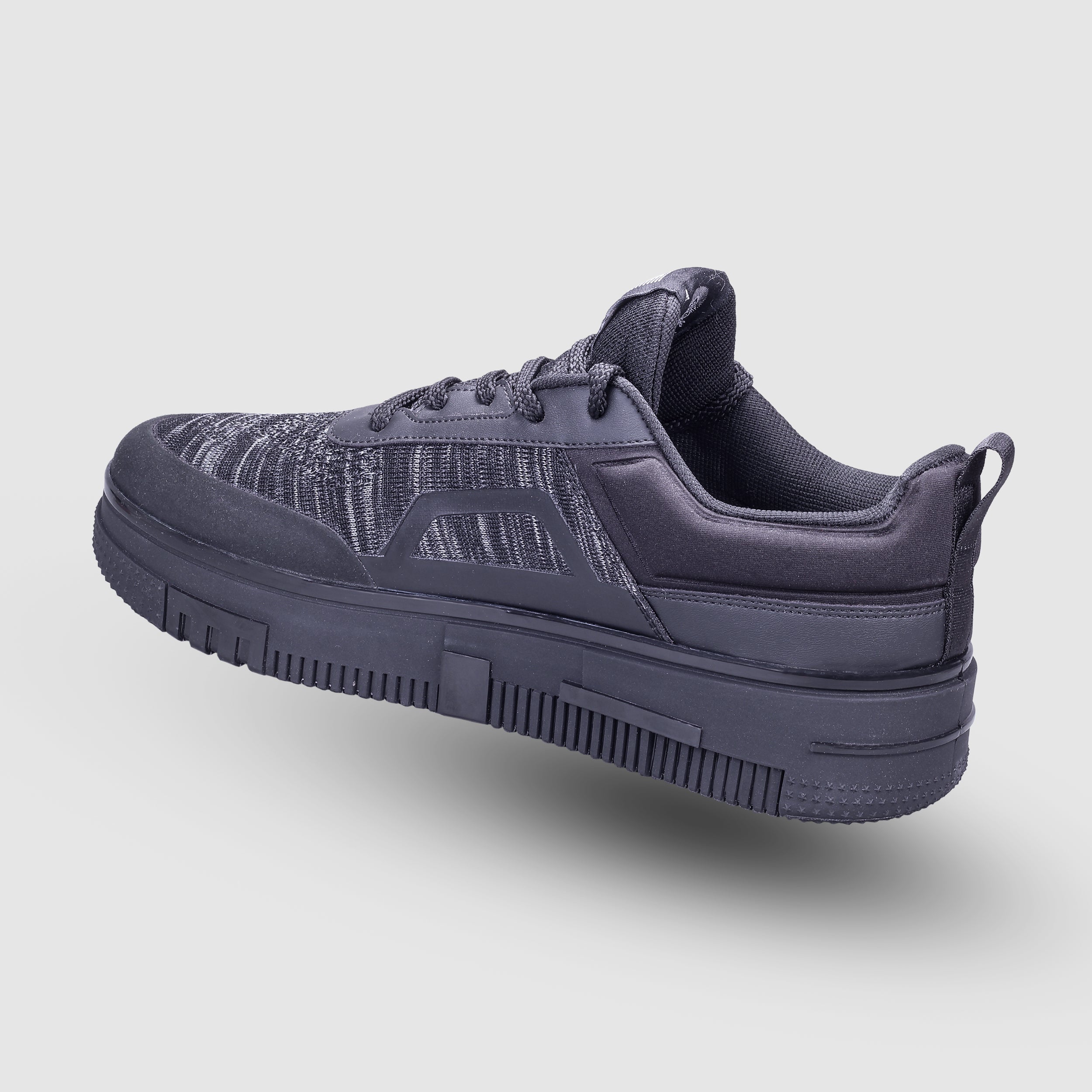 Impakto Men's Black Sneaker - AS3348