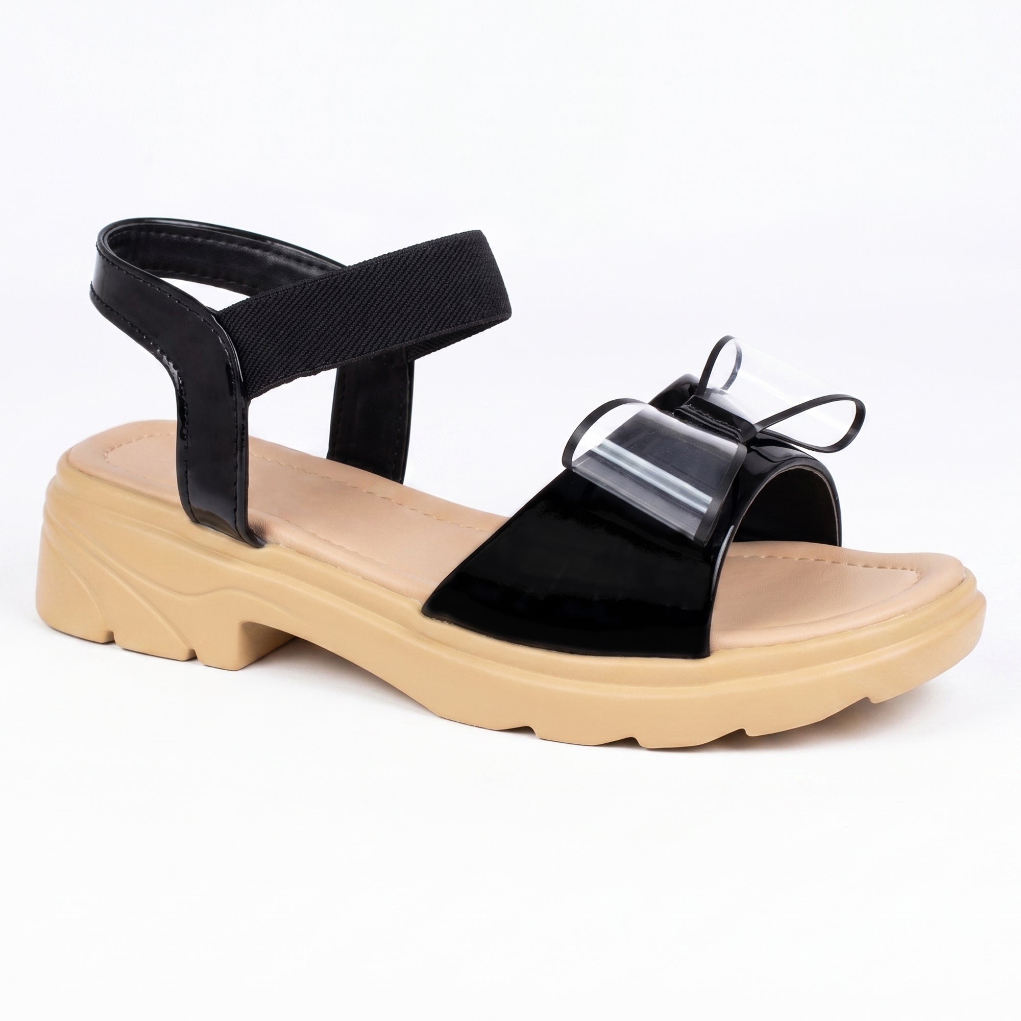AJANTA Girls Adjustable Strap Sandals | Soft Cushion | Durable Sole