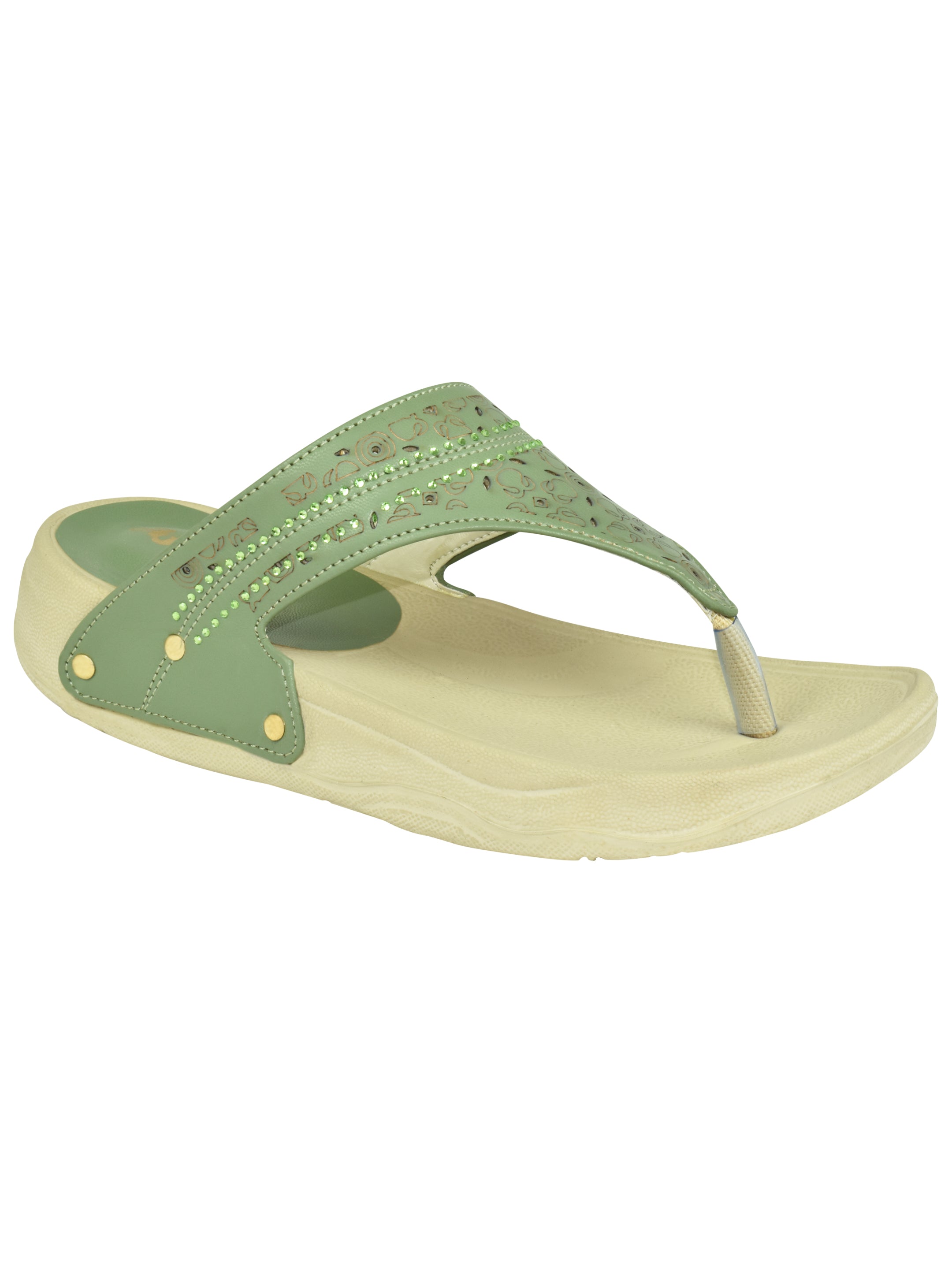 Ajanta Womens Stylish Trendy Lightweight Slip on sandal for casual wear and regular use EL1012