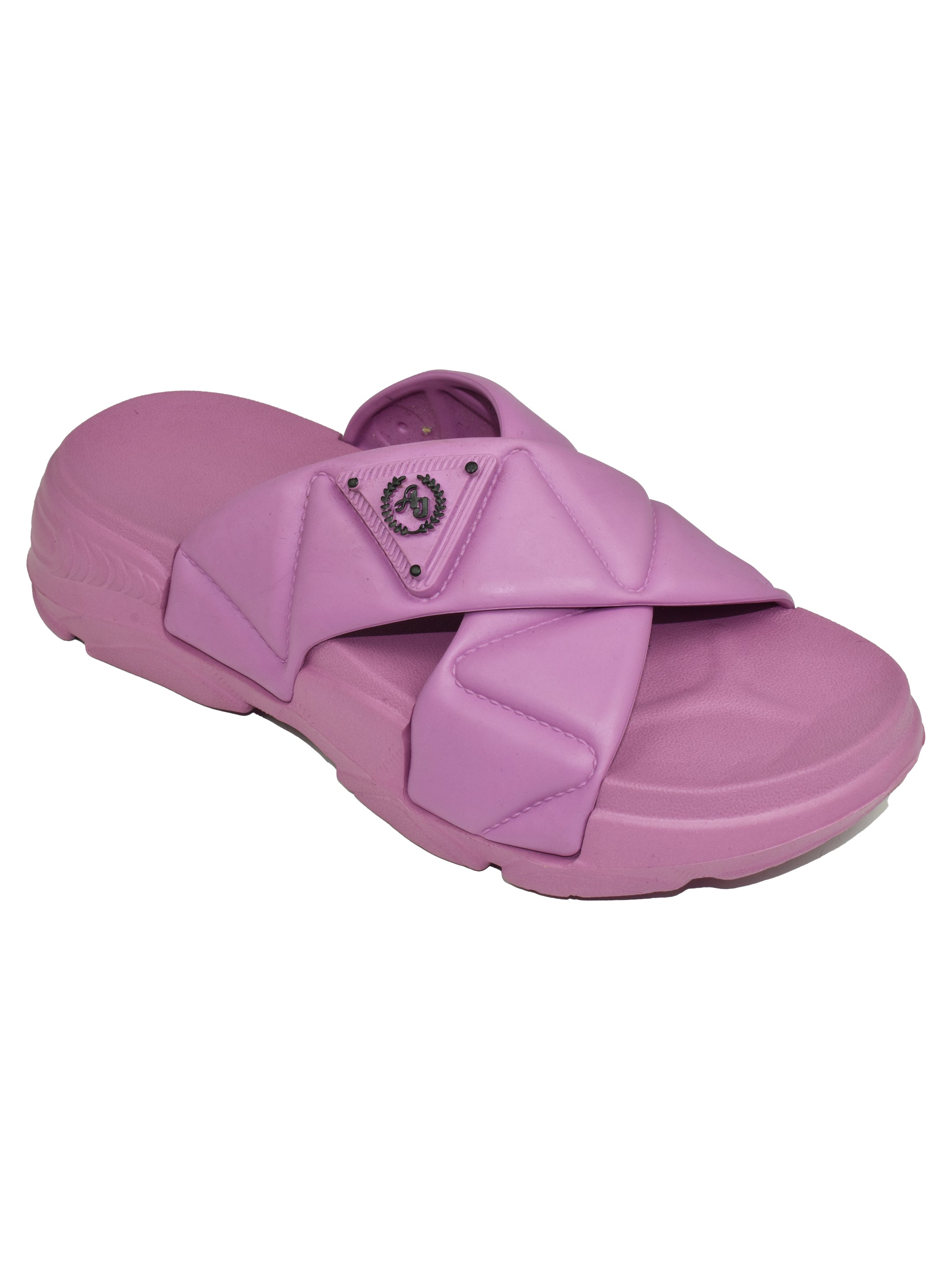 Ajanta Women’s Candy-Pink Cross-Strap Sandal