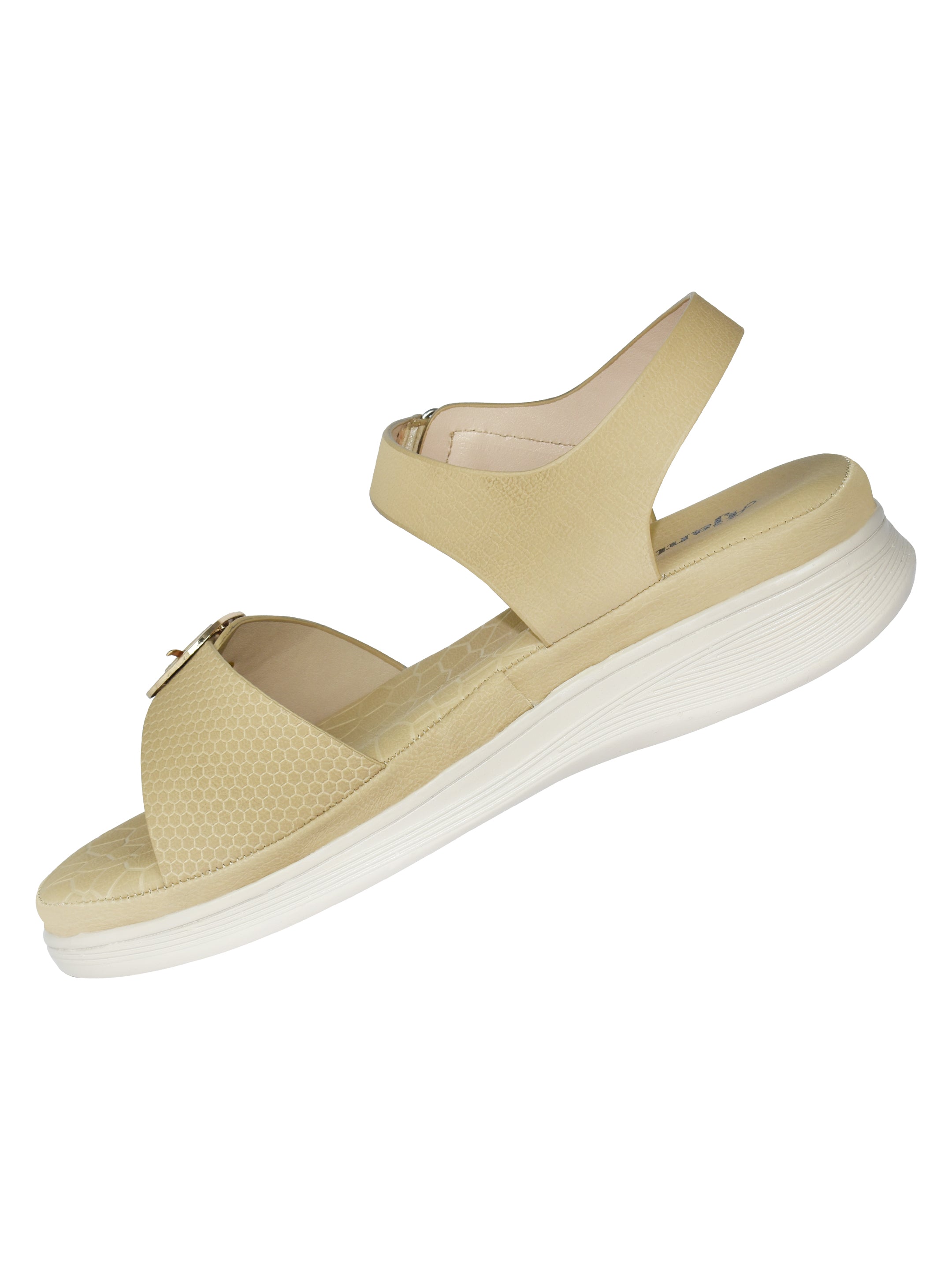 Ajanta Women Flat Sandal / Anti-Skid Grip for Confident Walking / Stable & Comfortable Steps EL4001