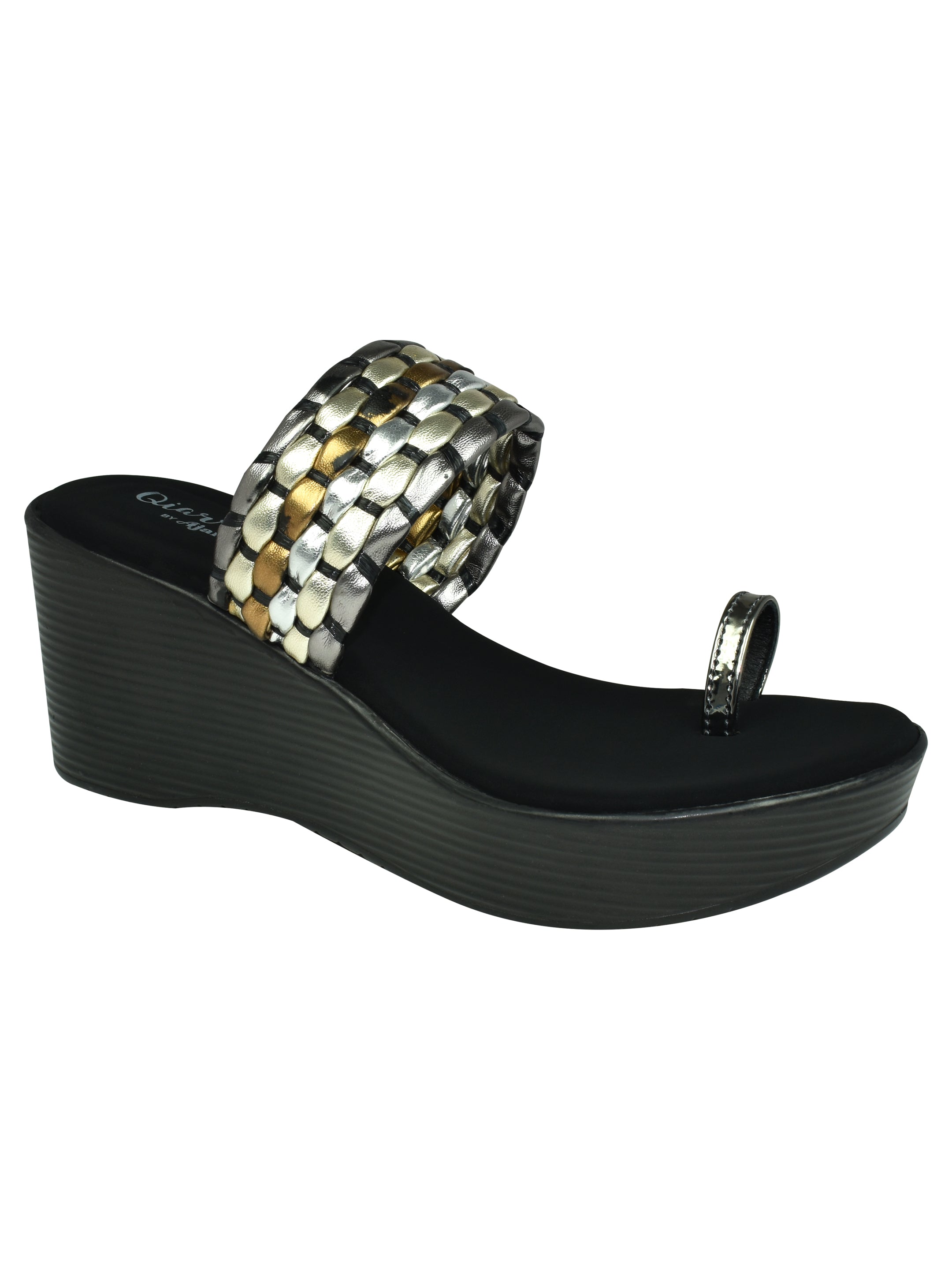 Ajanta Heel for Women / Wedge Sandals for Women / Slip-On Heels / Anti-Skid Sandals CL0908
