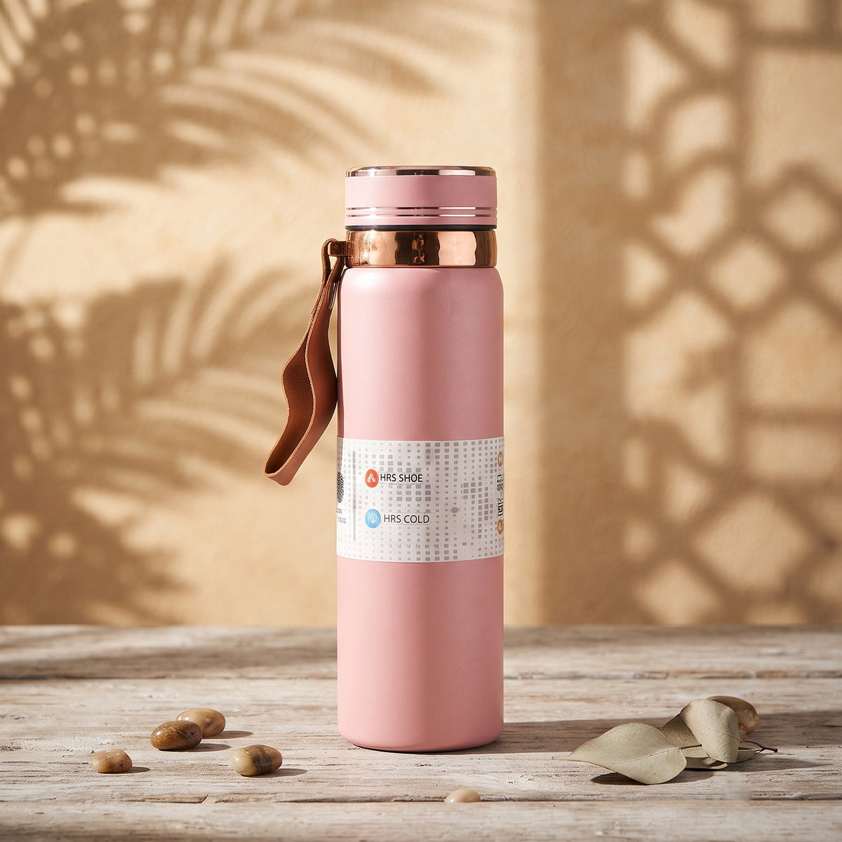 AJANTA 1 Litre Stainless Steel Water Bottle | Double Wall Vacuum Insulated Thermal Flask | 12H Hot & 24H Cold Retention | Leak Proof Water Bottle with Carry Strap, Inner Strainer & Matte Finish Drinking Bottle For Office, Gym & Travel