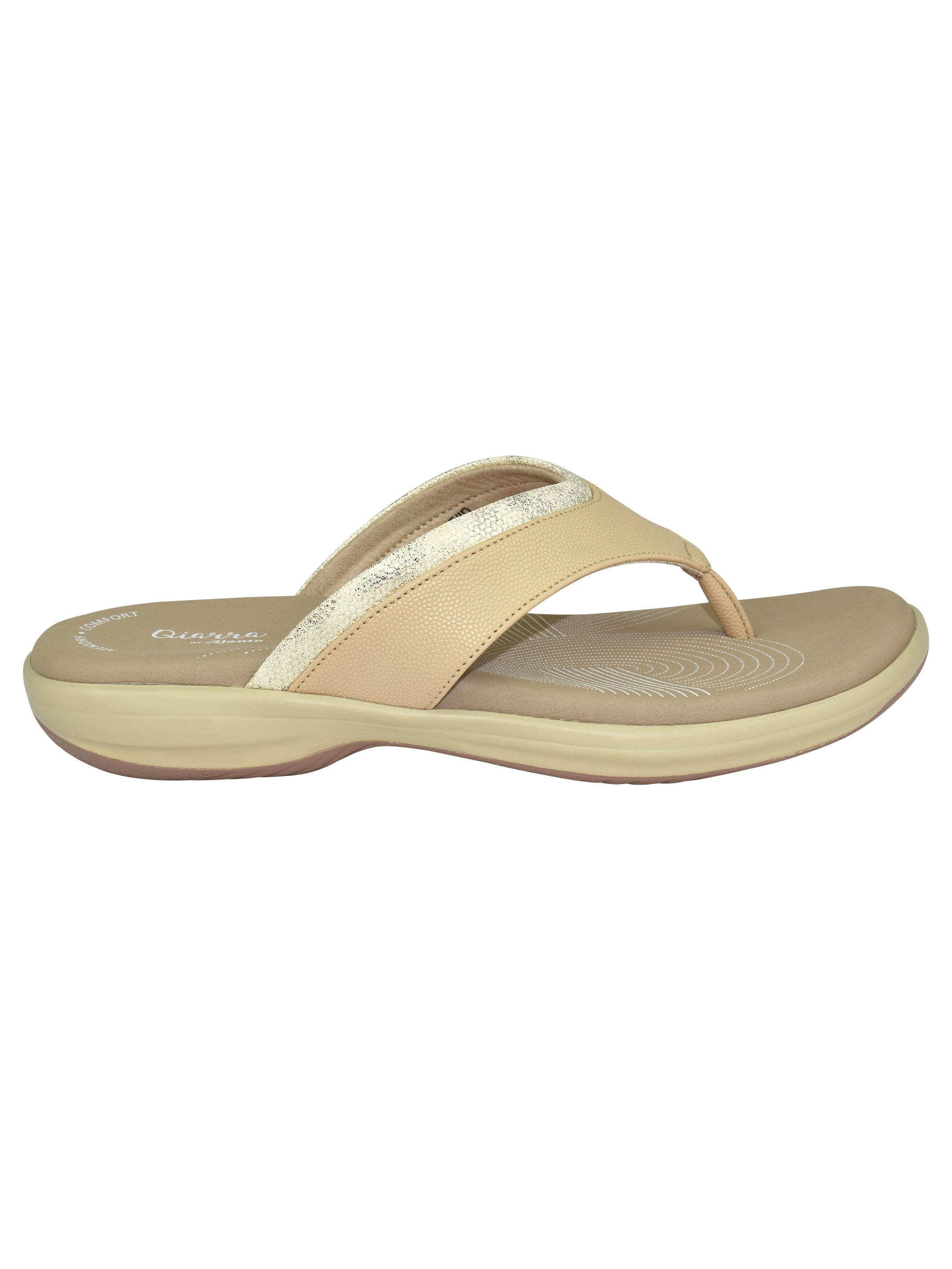 Ajanta Casual Slip on Stylish Flat Sandal for Women & Comfortable Slipper EL1009