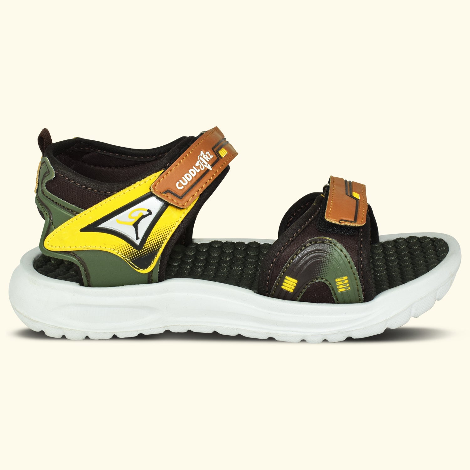 Ajanta Boy's Open-Toe Sandals with Velcro Closure