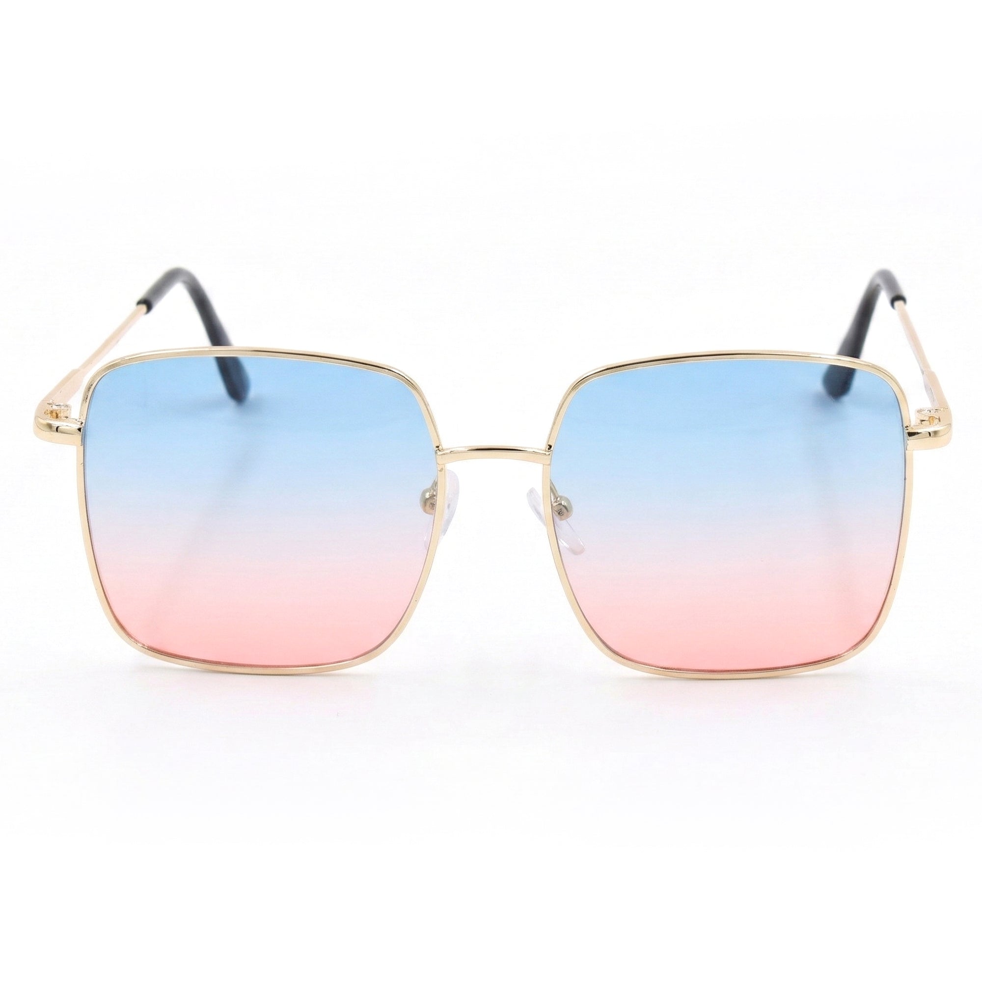 Ajanta Unisex Square Framed Sunglasses Stylish Metal Frame Eyewear