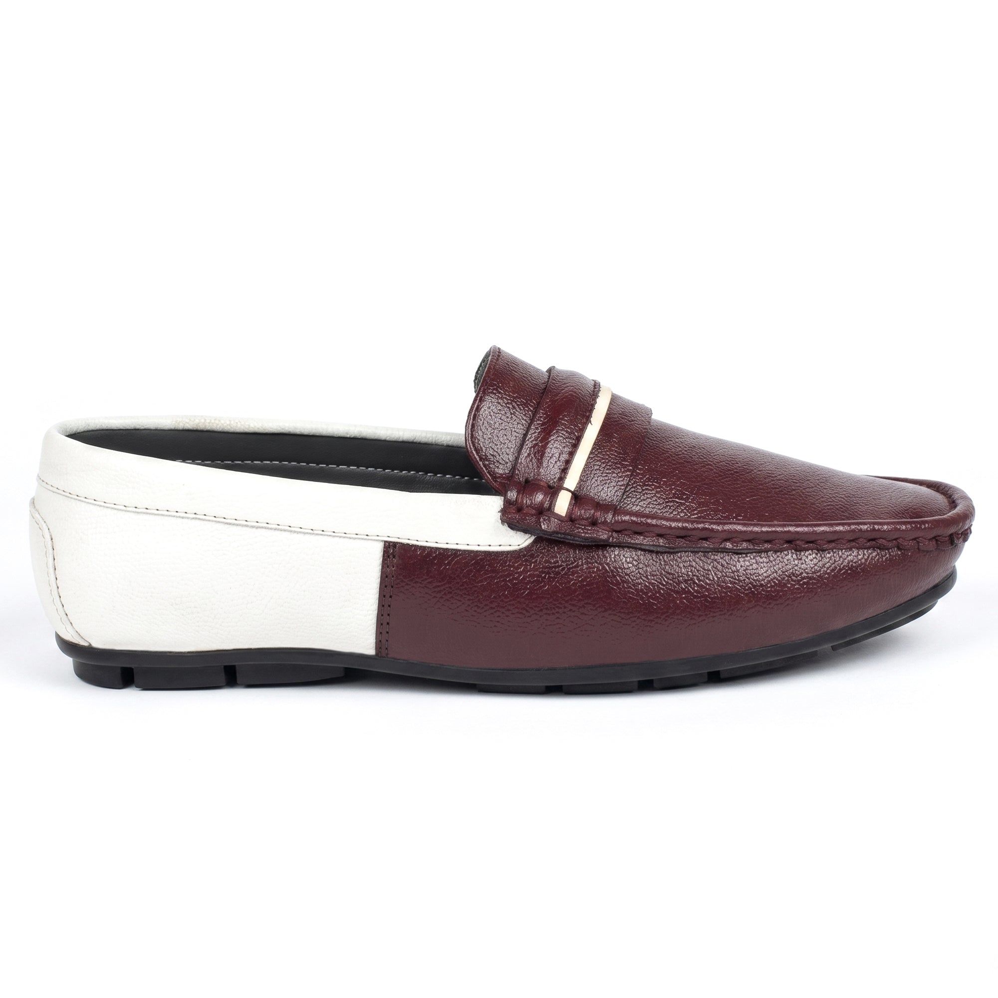 AJANTA Men Stylish Loafers | Synthetic Leather Casual Slip-On Shoes for Daily Wear