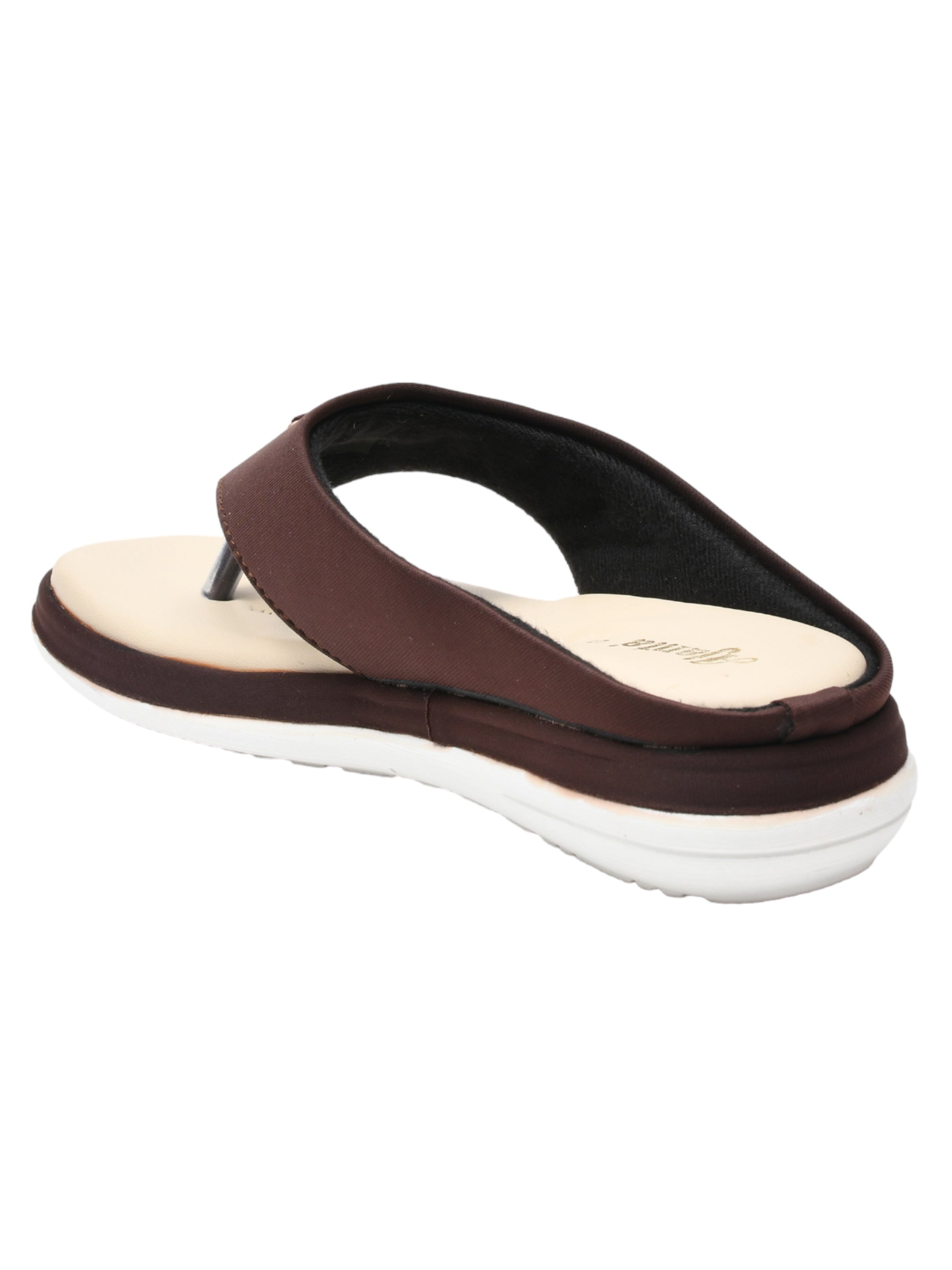 Ajanta Women's Brown Sandals | Stylish Synthetic Upper | Cushioned Airmax Sole | Comfort Sandal BL1306