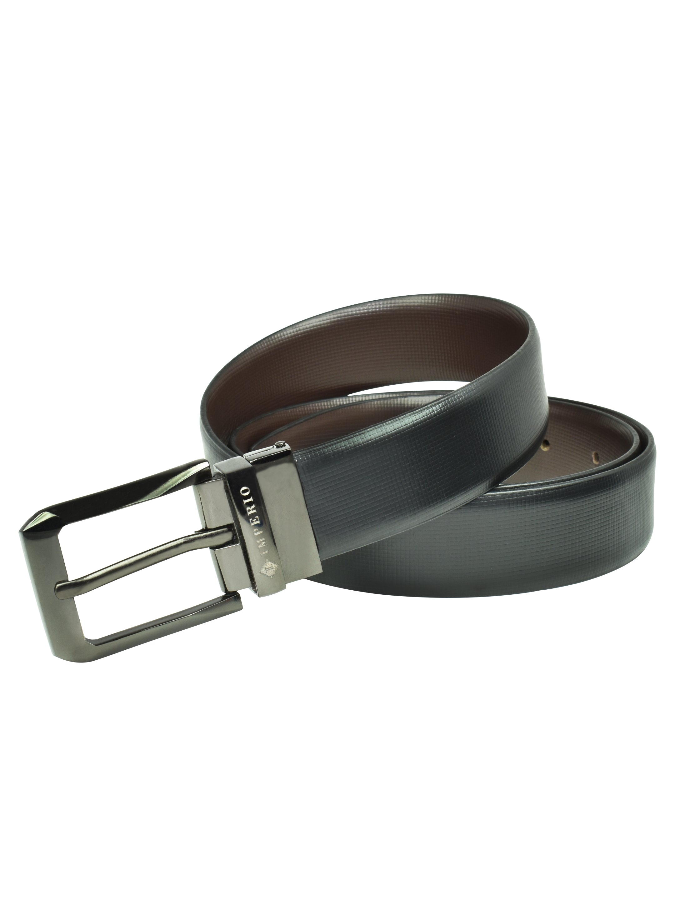 Imperio Genuine Leather Reversible Belt for Men β Dual-Side Formal & Casual Waist Belt