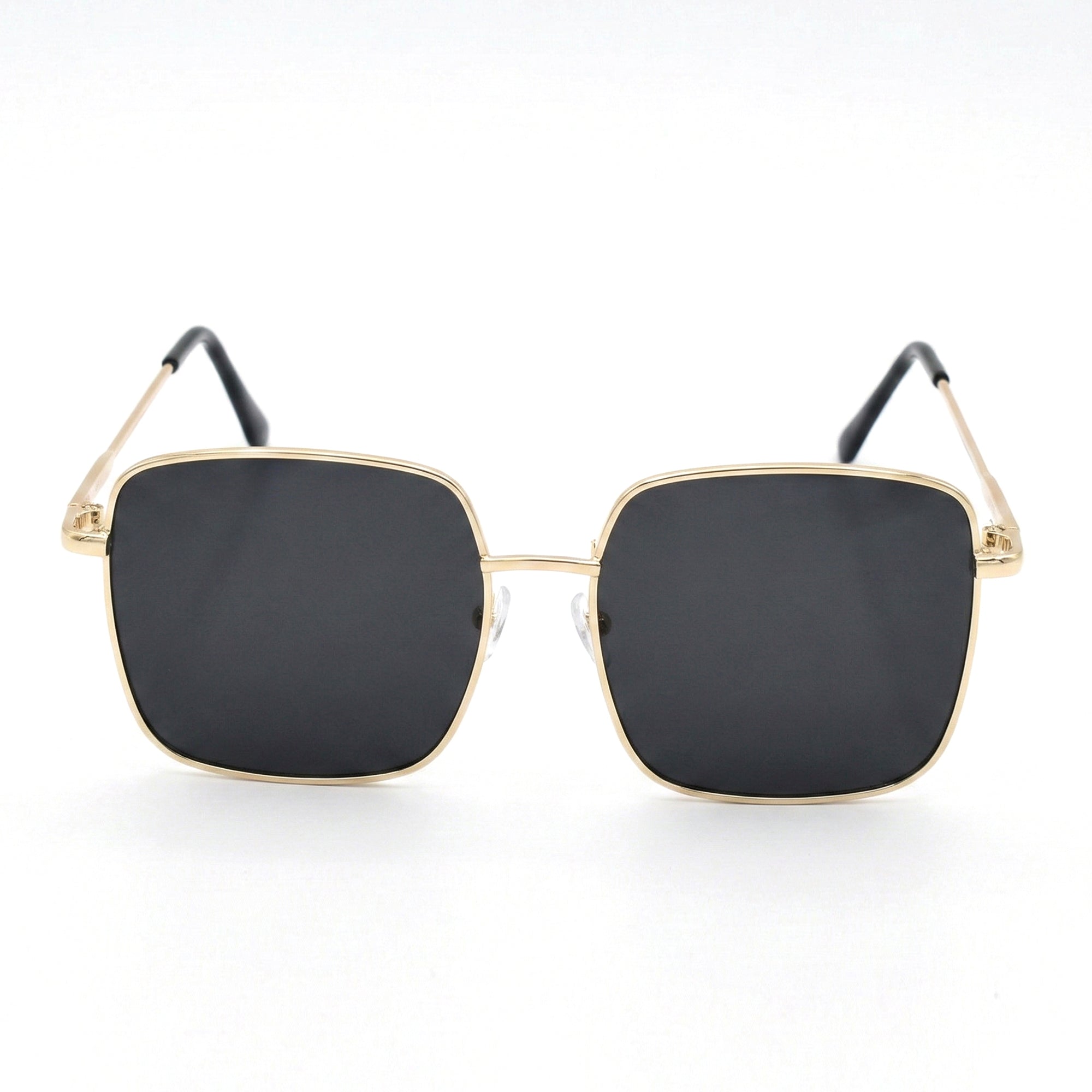 Ajanta Unisex Square Framed Sunglasses Stylish Metal Frame Eyewear