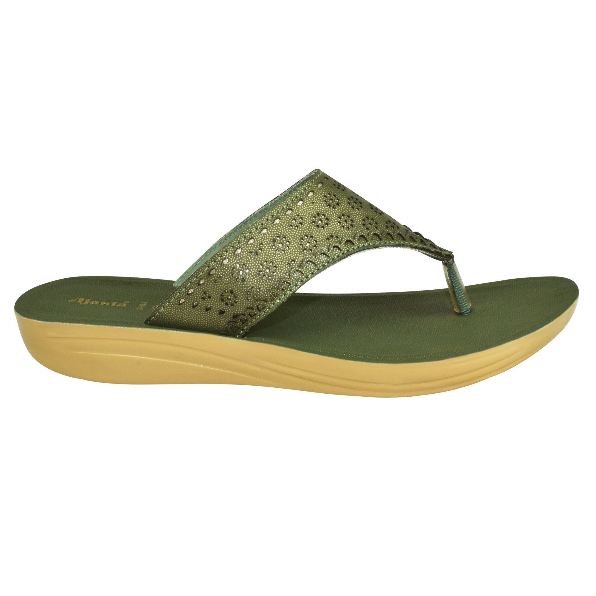 Ajanta Slip On Flat Sandals For Women