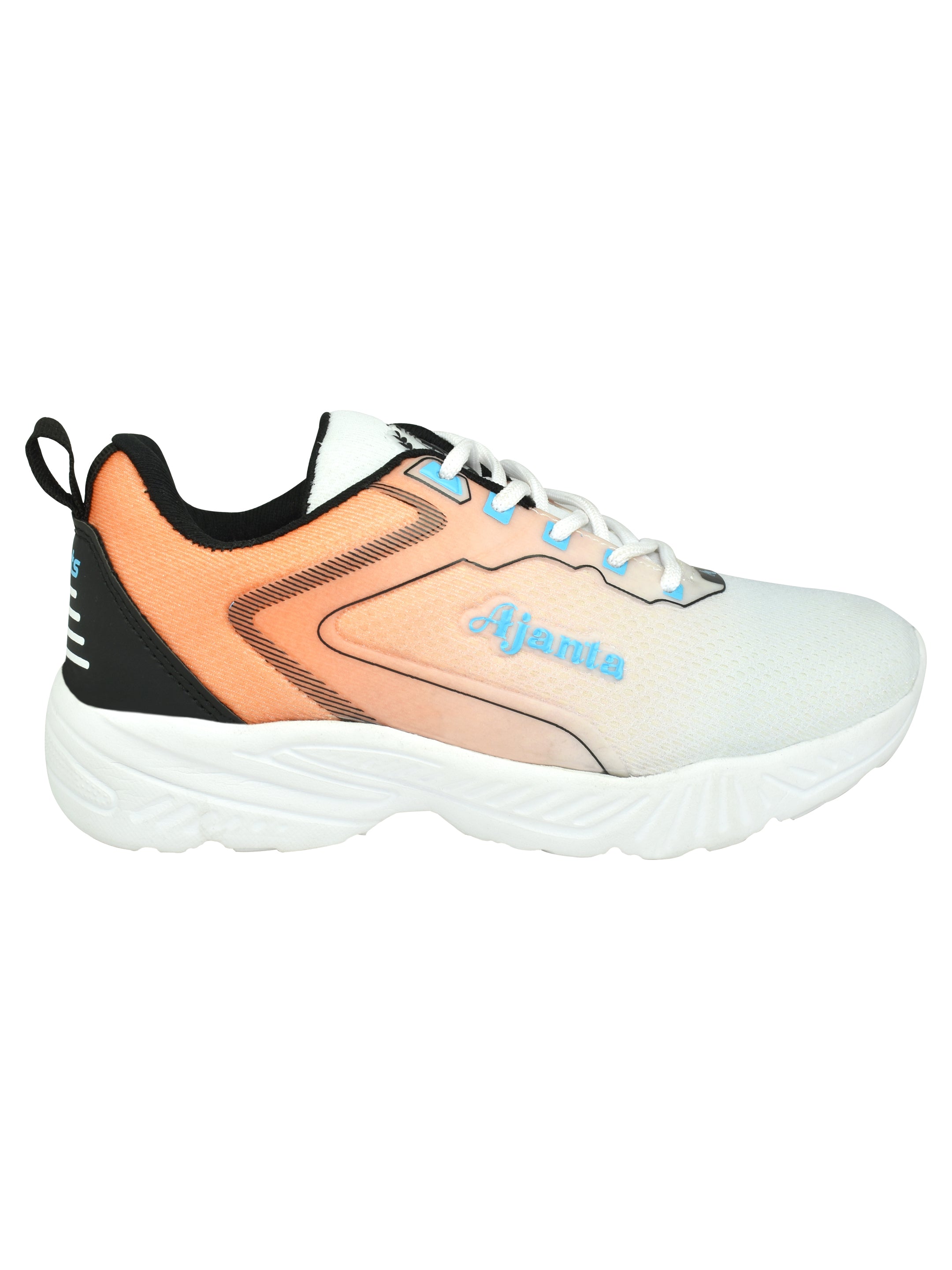 Ajanta Boys Orange Stylish Shoes | Lightweight Long Lasting Sports Shoes |  Mesh Upper with EVA Sole | Sports shoes EK2007