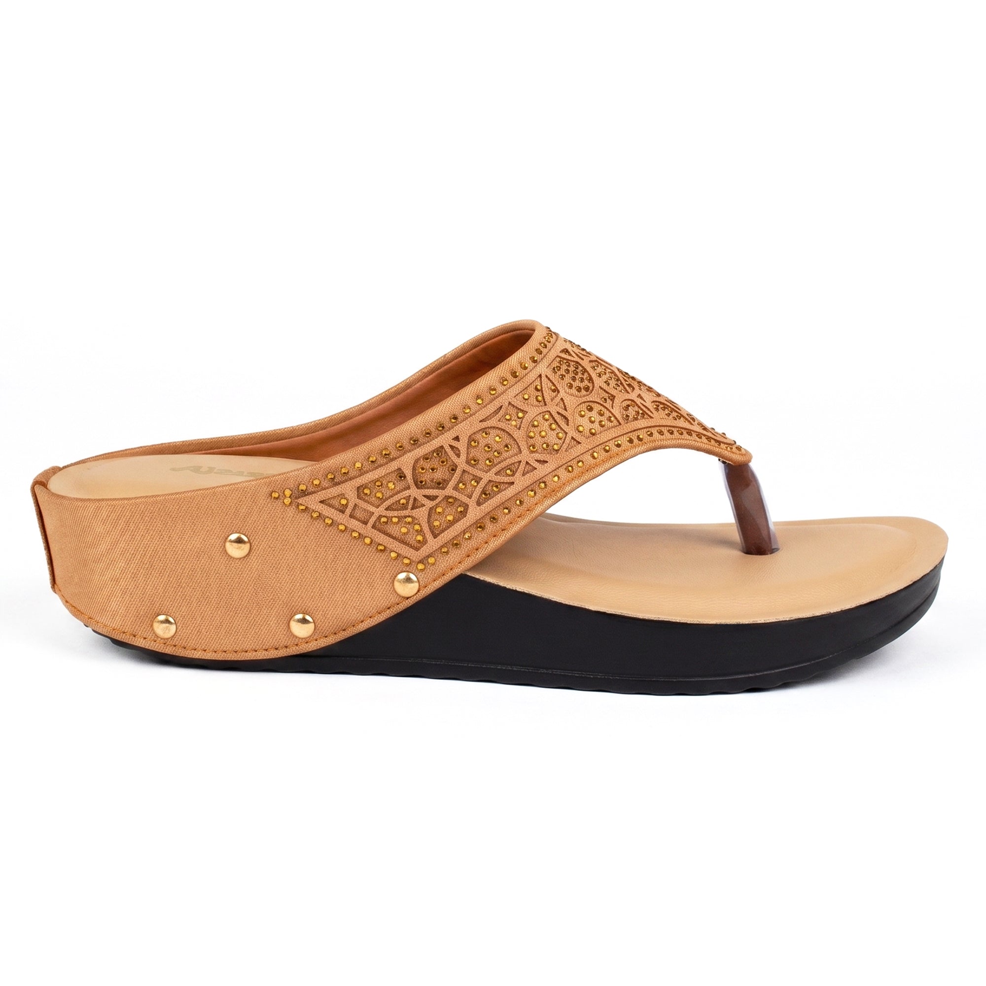 Women’s Stylish Comfort Sandals | Casual Daily Wear Slip-On Flats for Women & Girls | Lightweight Fashion Footwear Beige