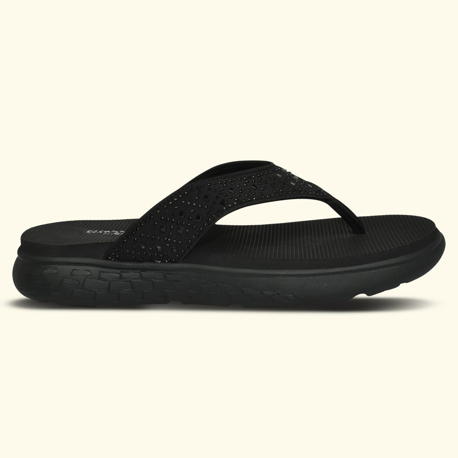 QIARRA V-Strap Embellished Sandals for Women