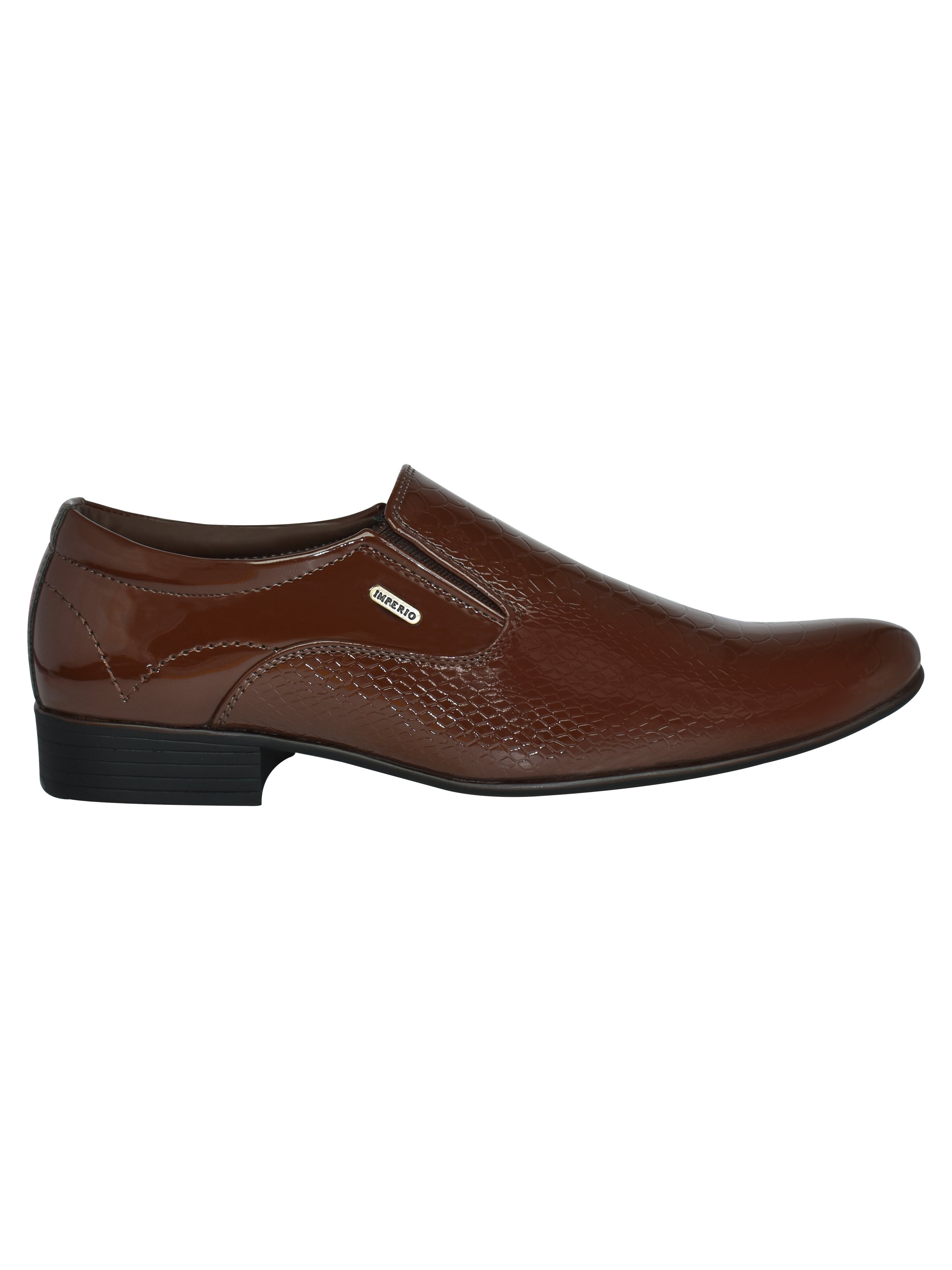 Imperio by Ajanta Men’s Brown Slip-On Formal Shoes