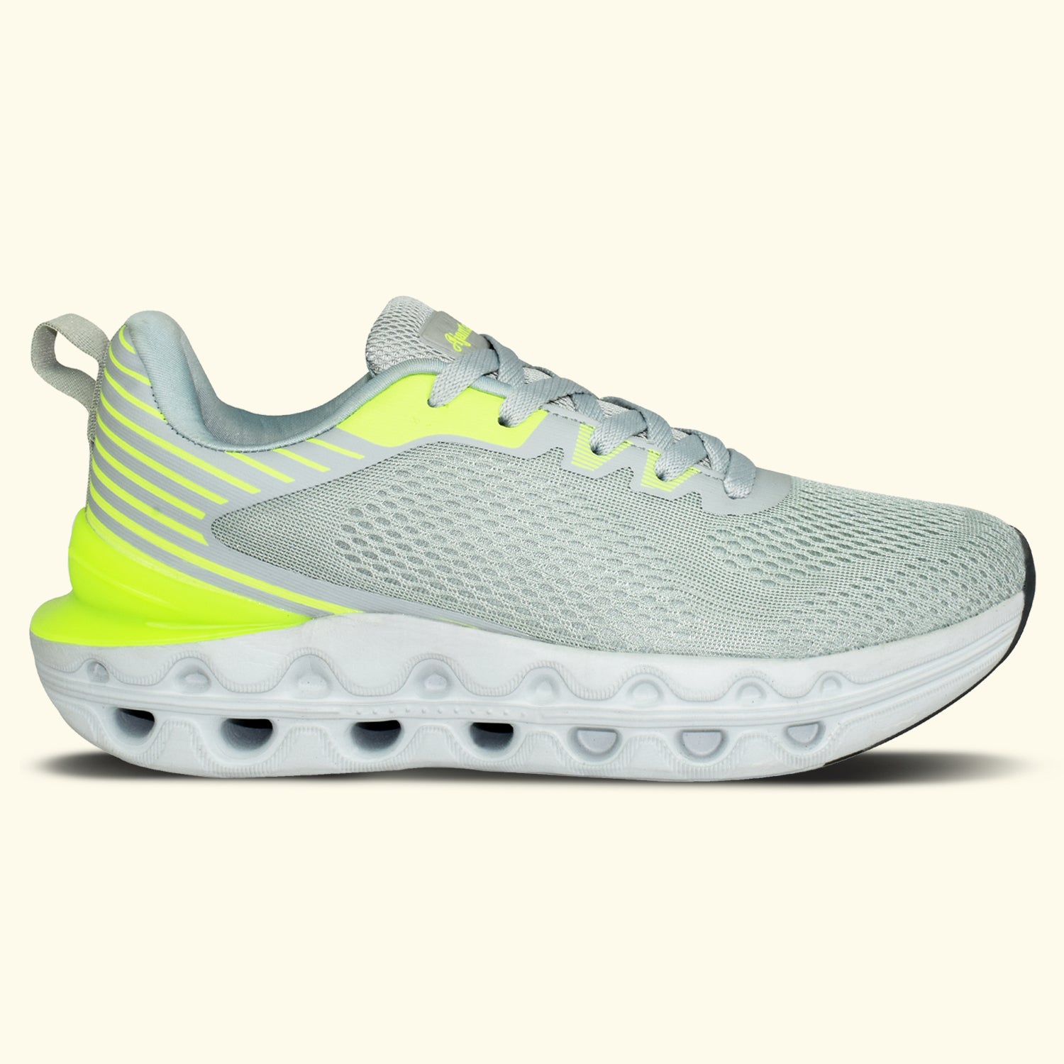 AJANTA Apex Flex TEXTURED Men’s Sports Shoes | Lightweight | Breathable Textile | Lace-Up Design With Knit Upper & Flexible Sole EG1037