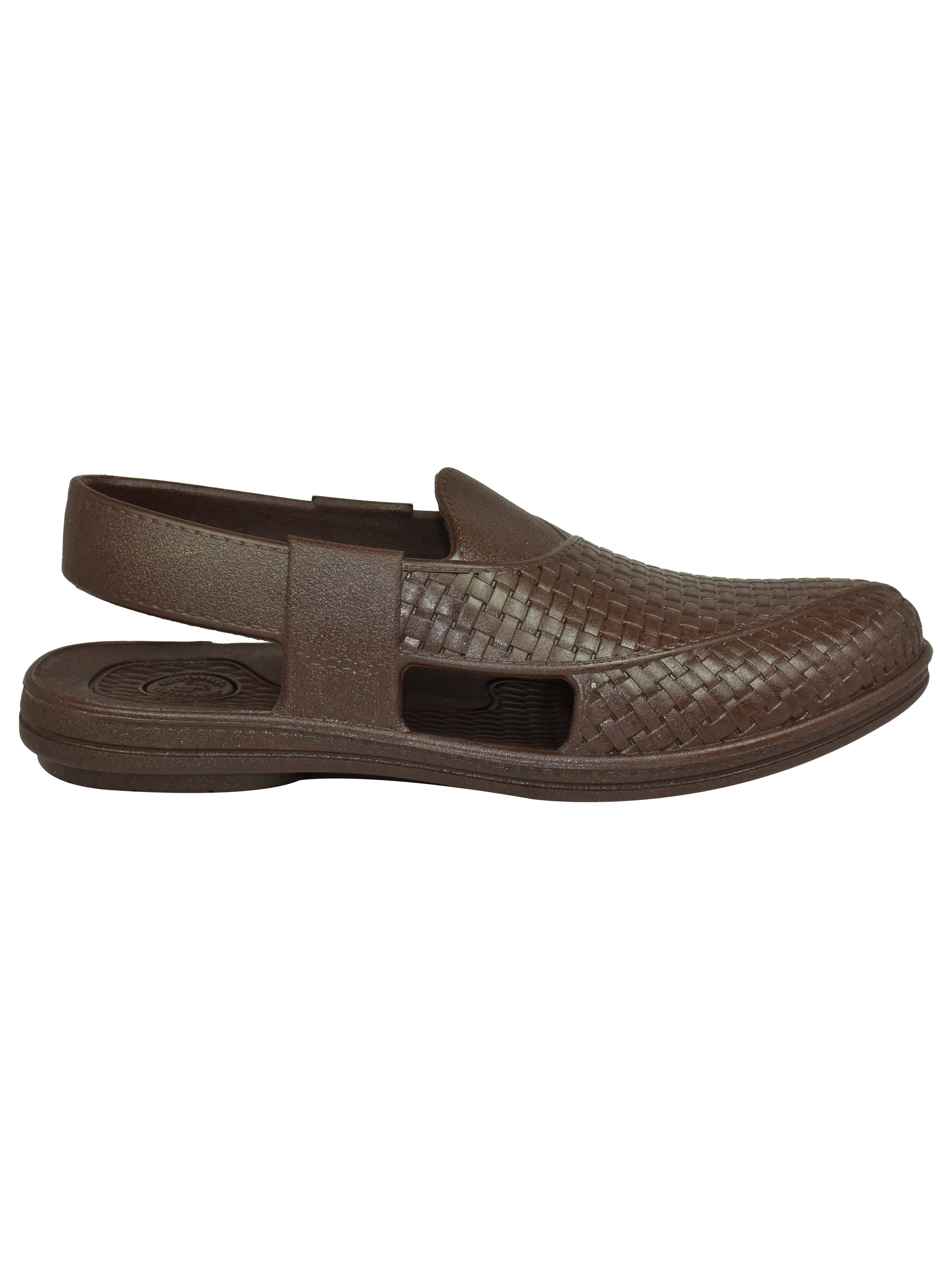 Ajanta Men Woven-Texture Molded Slip-On