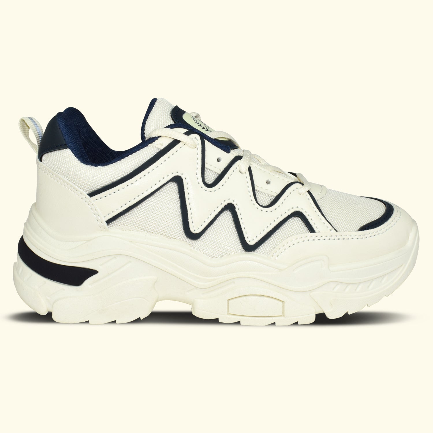 Ajanta Women's White Stylish Sneakers