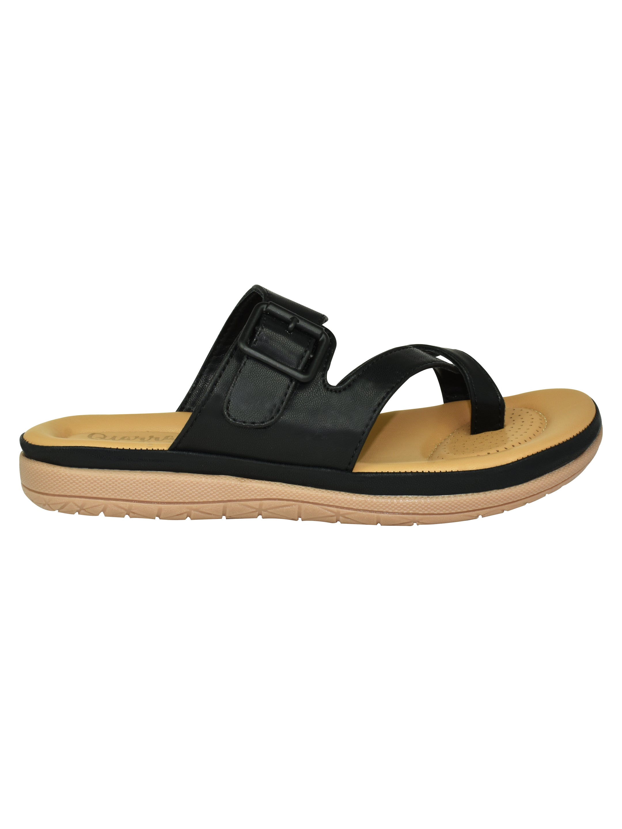 QIARRA by Ajanta Women’s One-Toe Flat Sandal