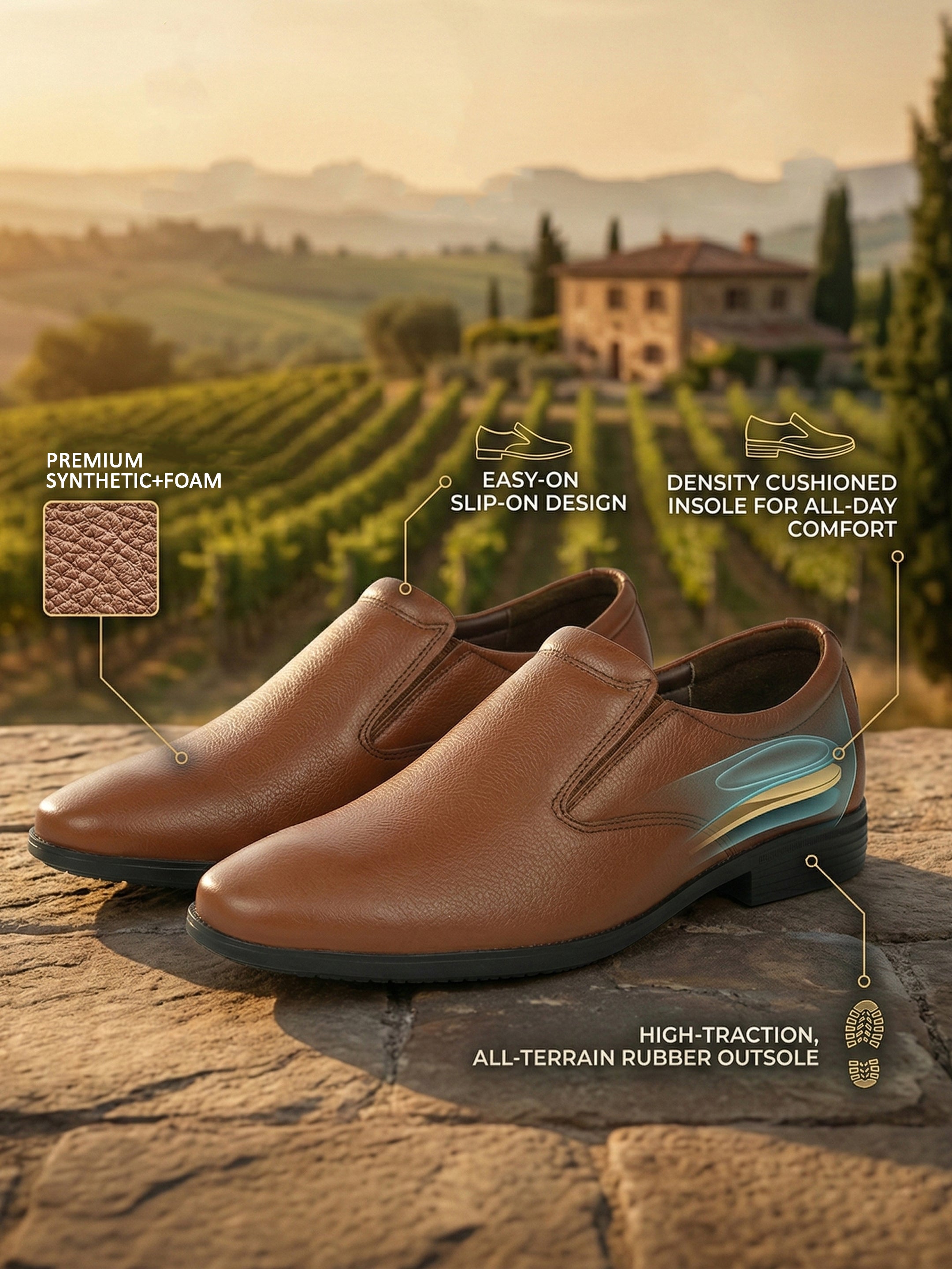 Men’s Genuine Leather Formal Comfort Shoes