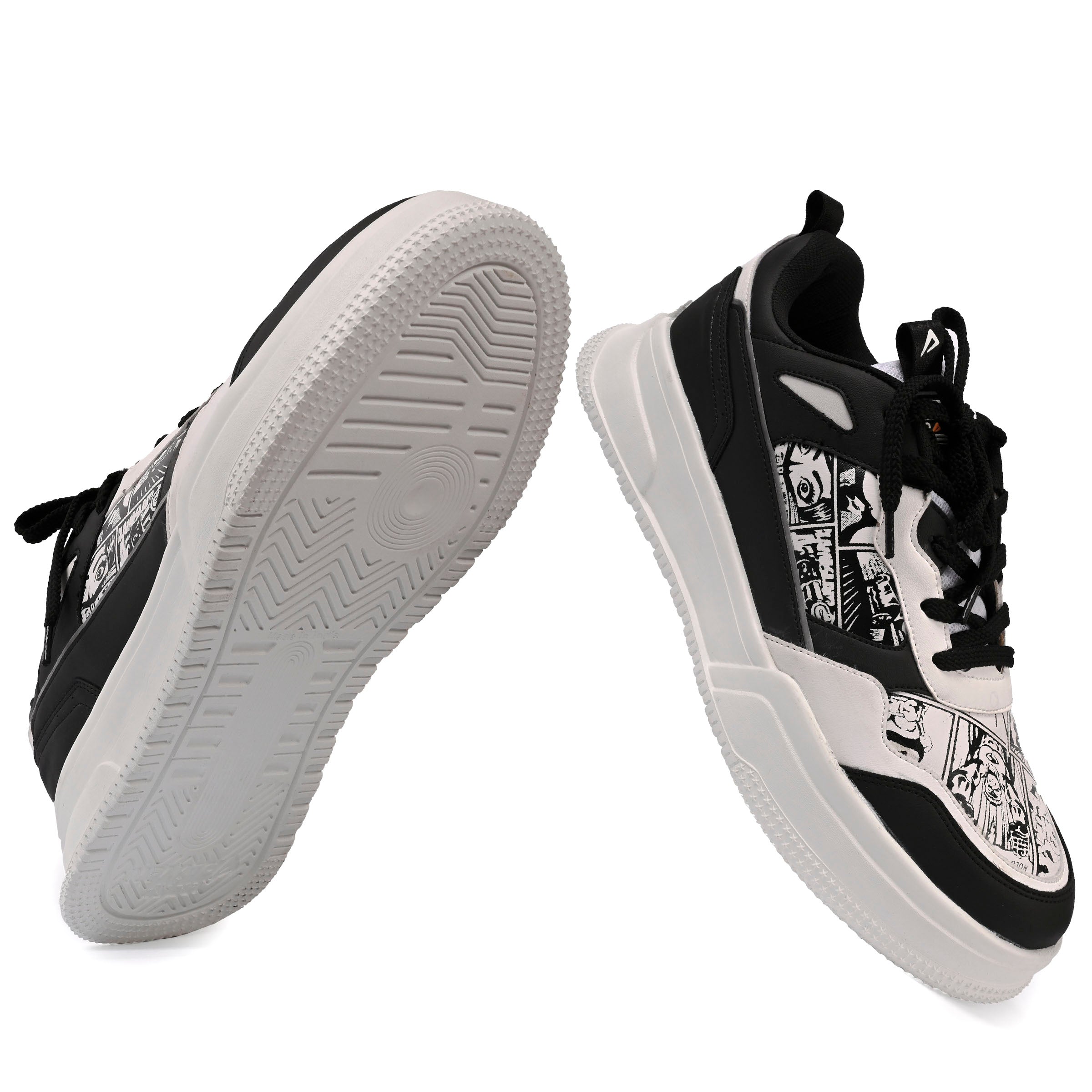 Impakto DoodleSneak Men's Black Sneaker - AS3302