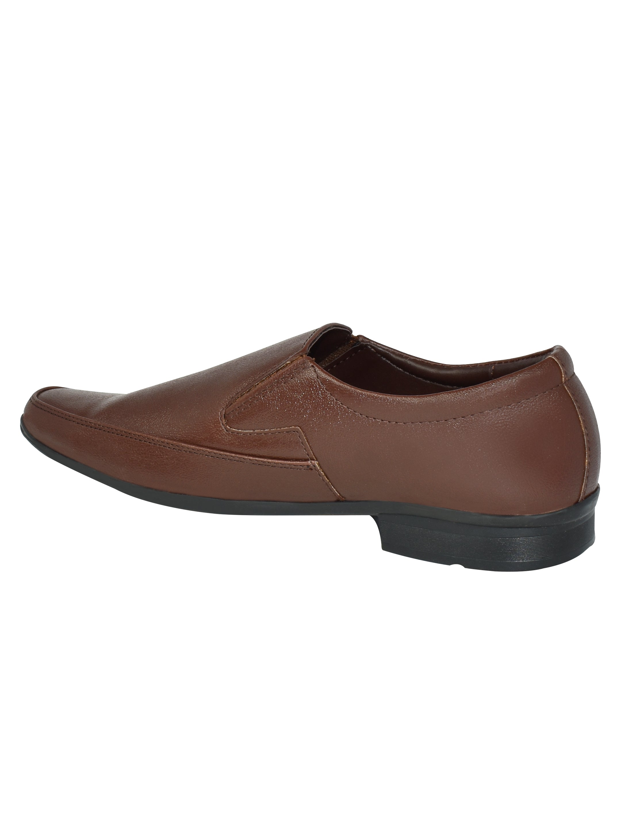 Ajanta Men’s Brown Formal Slip-On Shoes