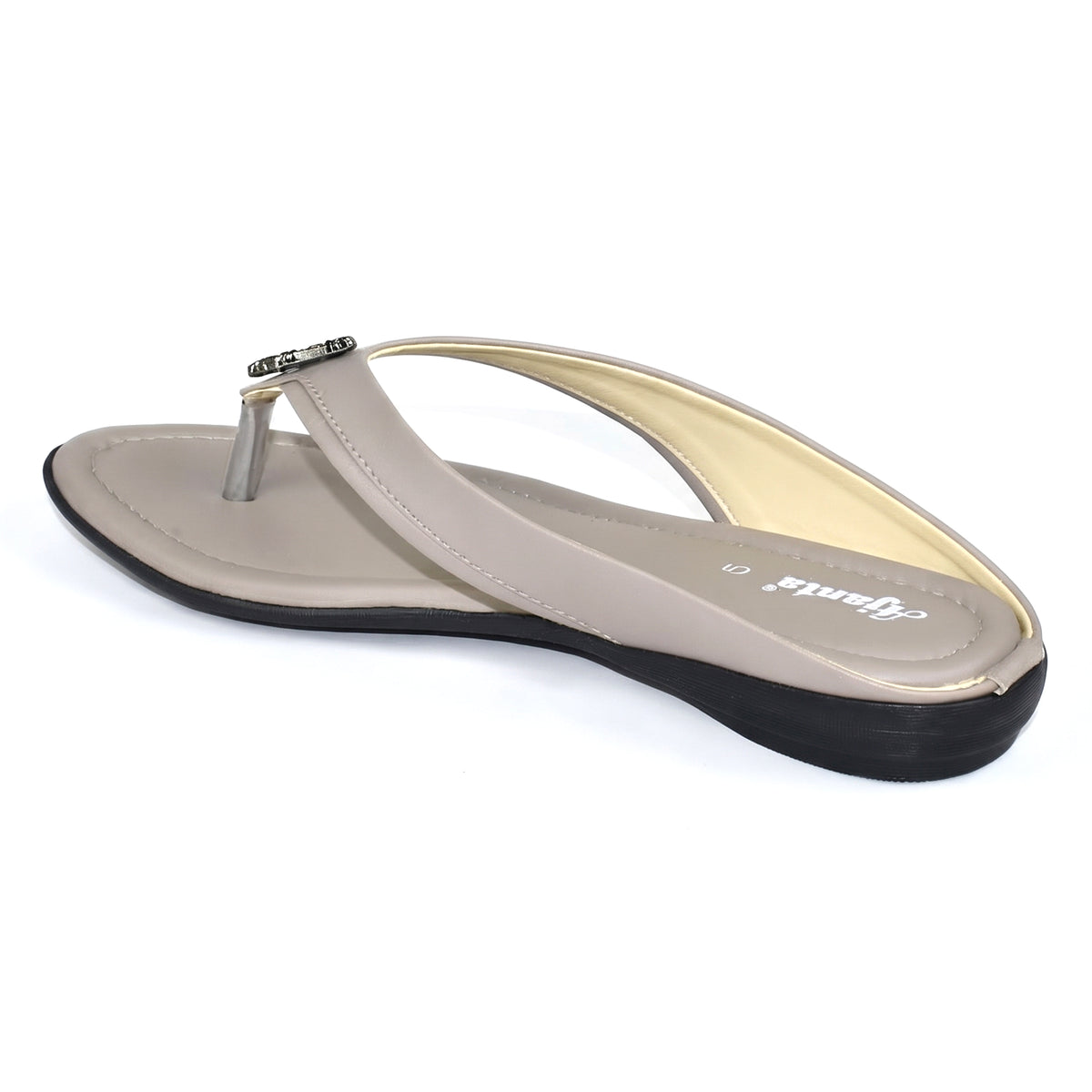 AJANTA Women’s Comfort Flat Sandals | Comfortable Slip-On Sandals for Women | Casual Walking Sandals | Lightweight Footwear For Modern Woman | Trendy Footwear For Special Occasion, Outing, Travel