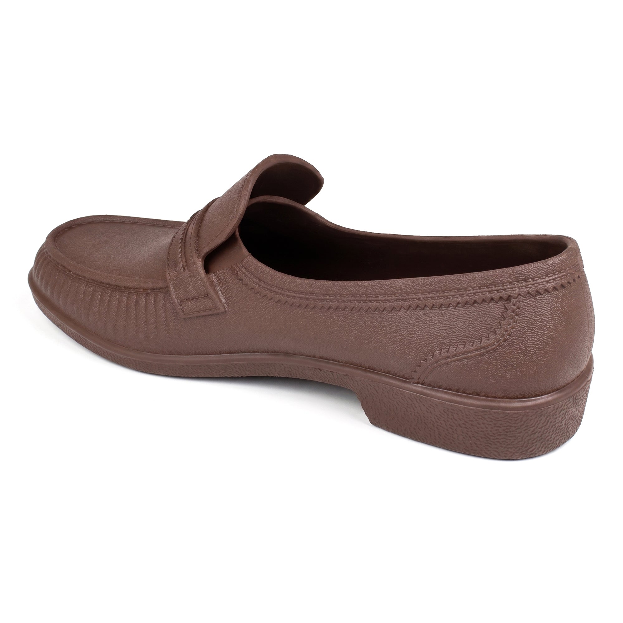 AJANTA Waterproof PVC Loafers Shoes for Men | Lightweight Slip-On Rain Shoes | Casual Monsoon Footwear | Moccasin Shoes Office, Travel, Driving & Daily Wear Rr