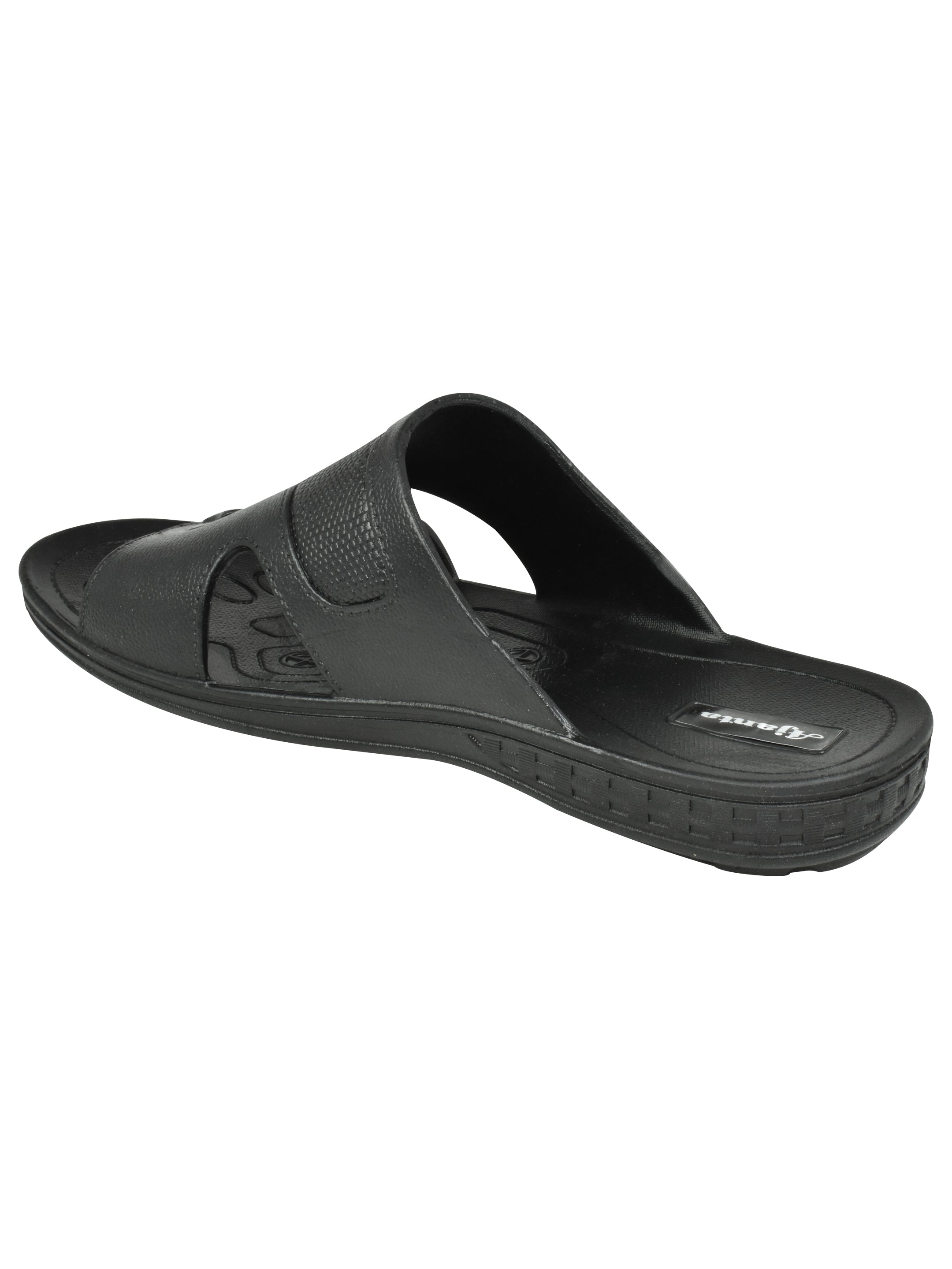 Ajanta Men’s Black Waterproof Anti-Slip Sandal