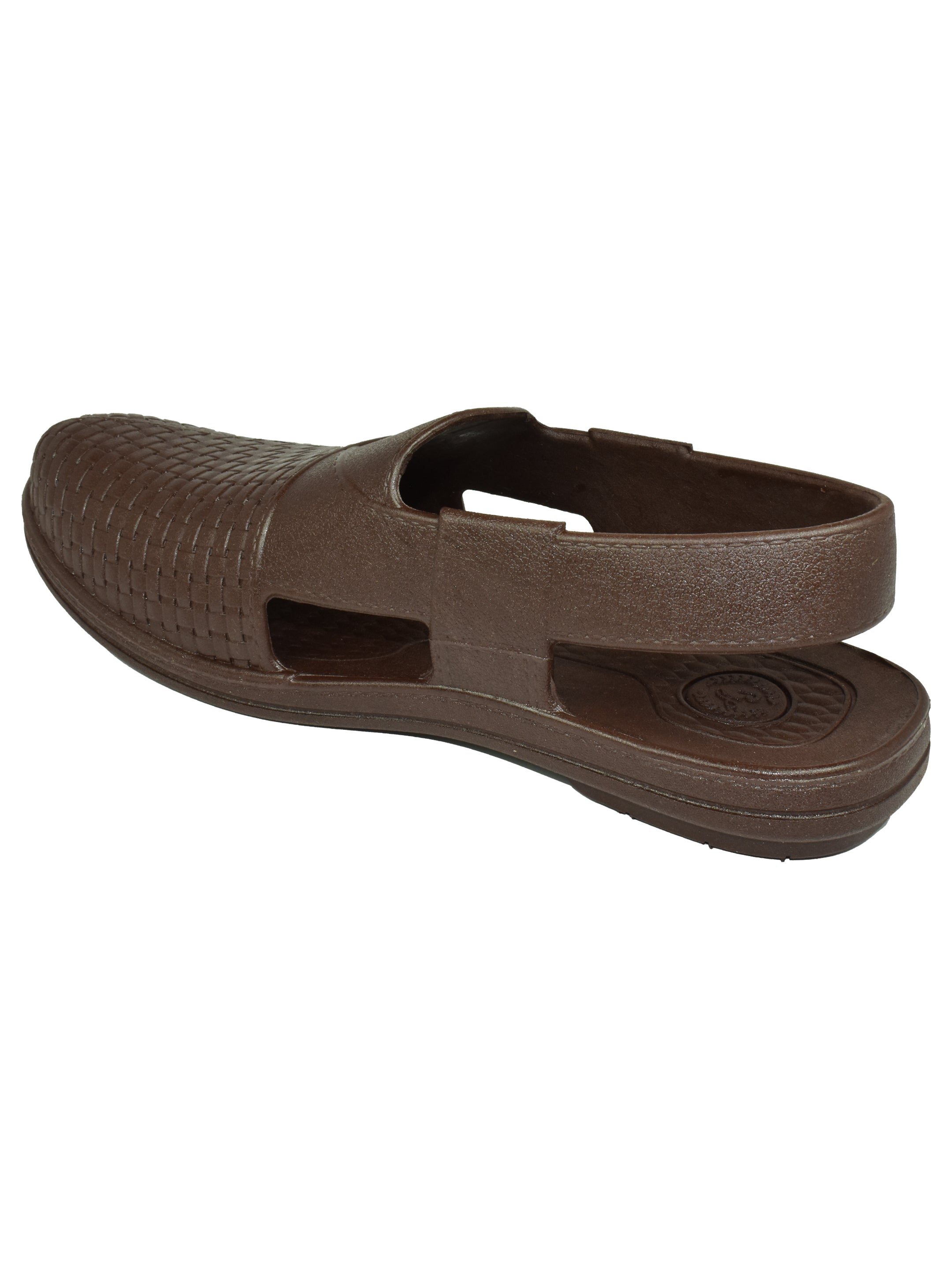 Ajanta Men Woven-Texture Molded Slip-On