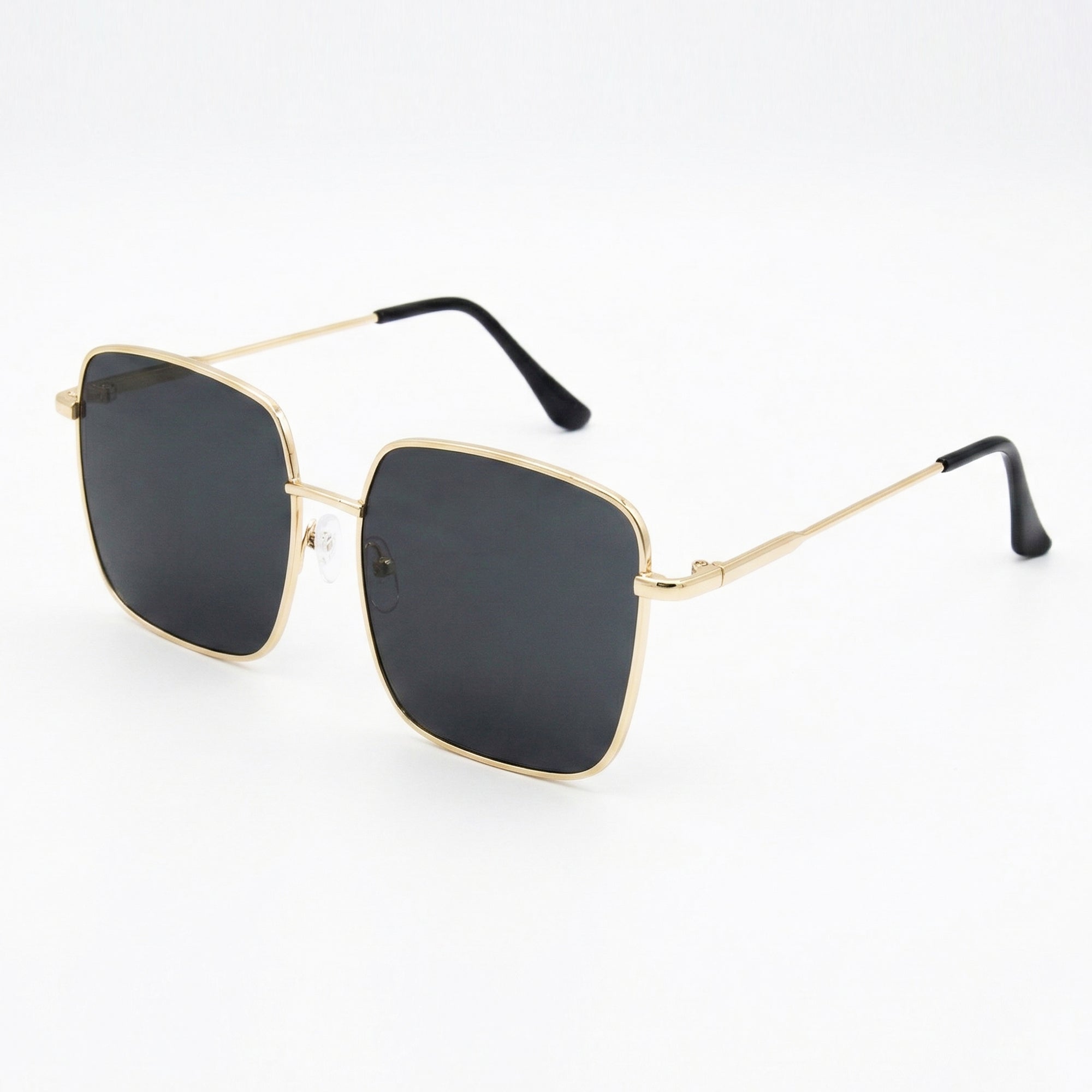 Ajanta Unisex Square Framed Sunglasses Stylish Metal Frame Eyewear