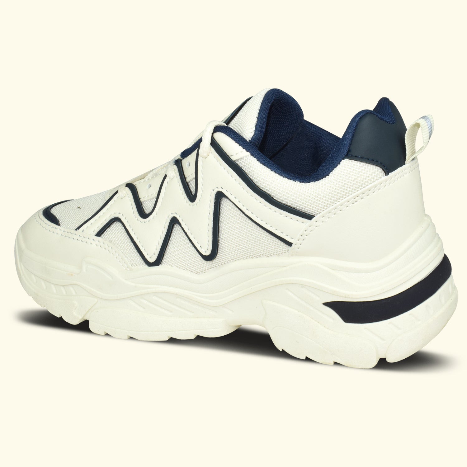 Ajanta Women's White Stylish Sneakers