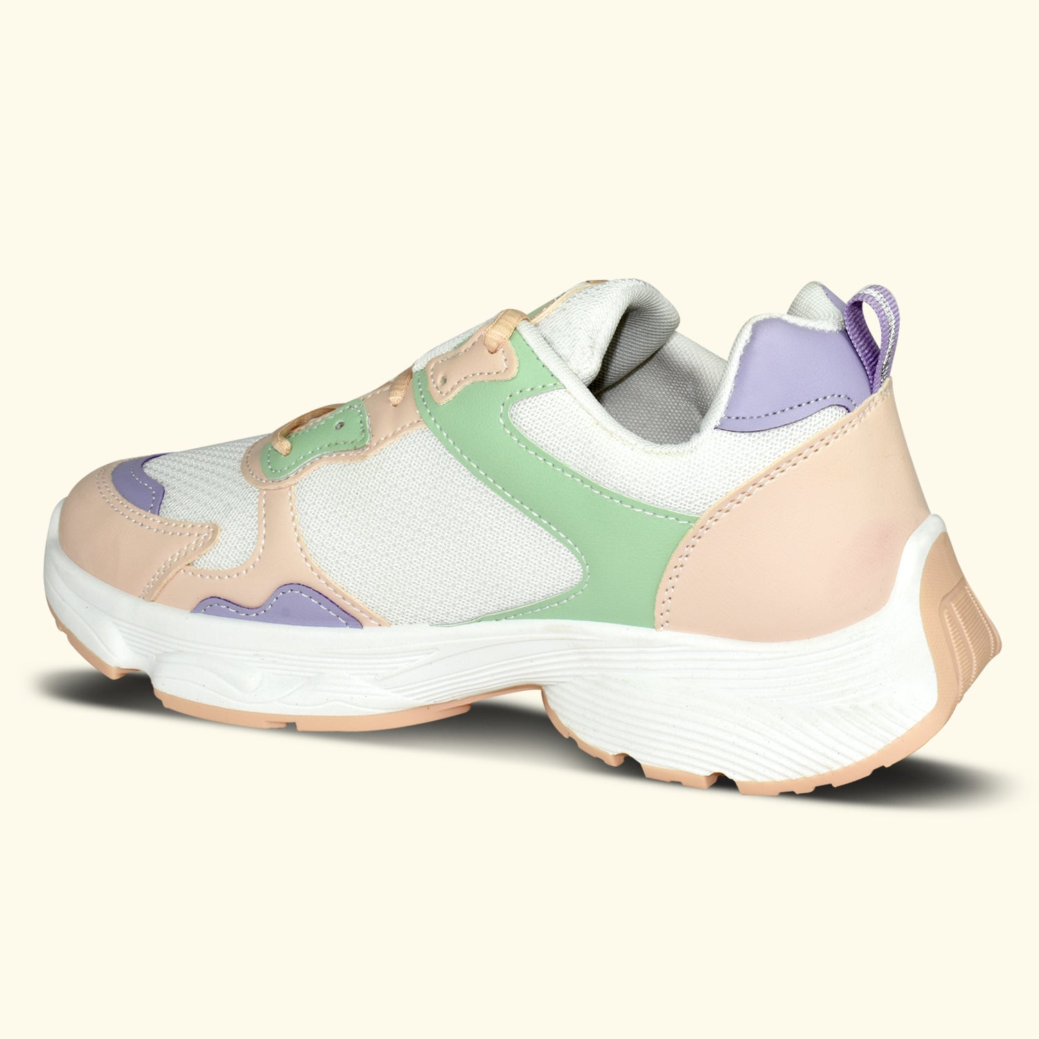 Ajanta Women’s Pink Lightning Chunky Sneakers