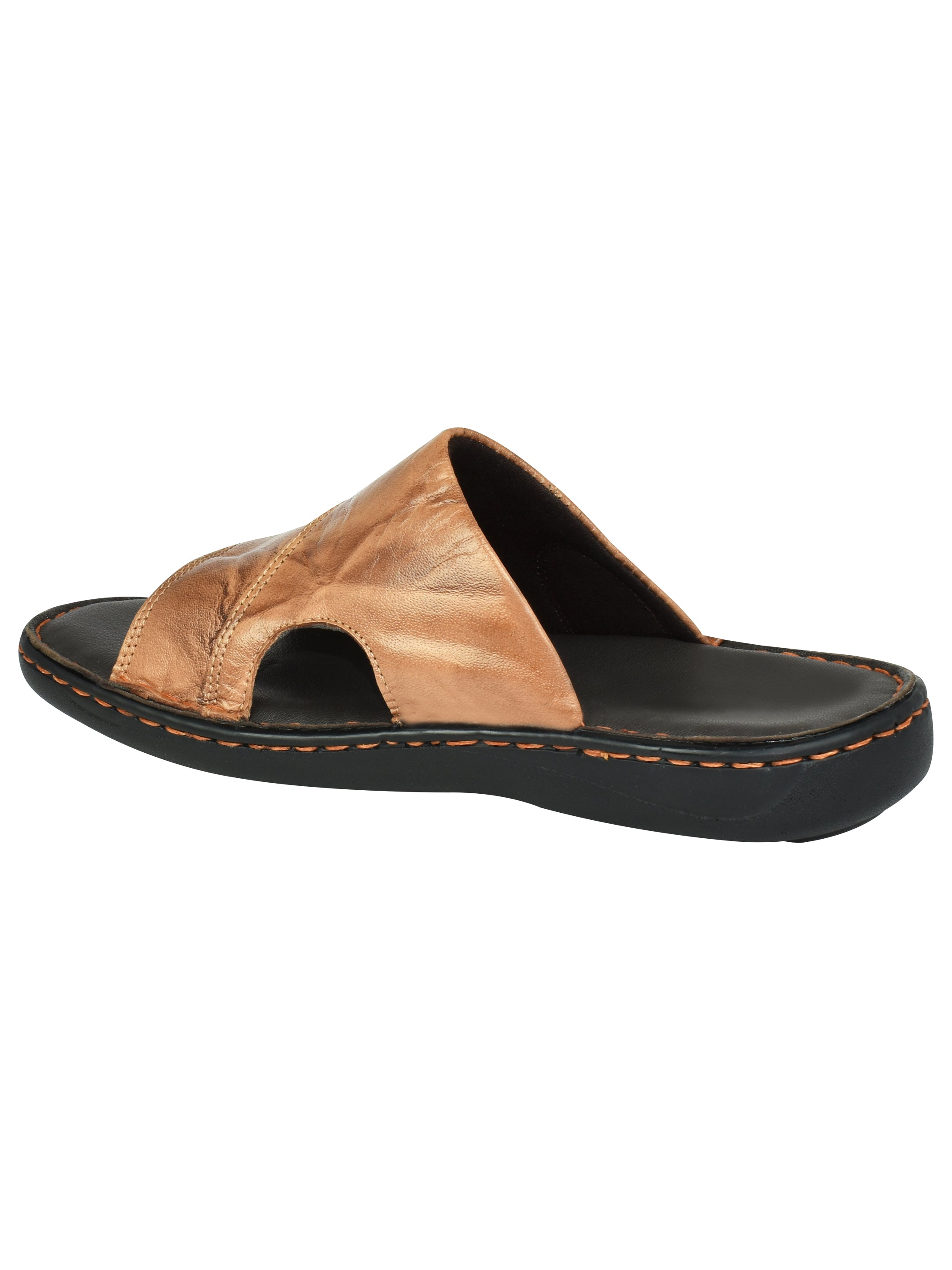Ajanta Men’s Flat Slip-On Sandals for Daily Comfort & Casual Wear