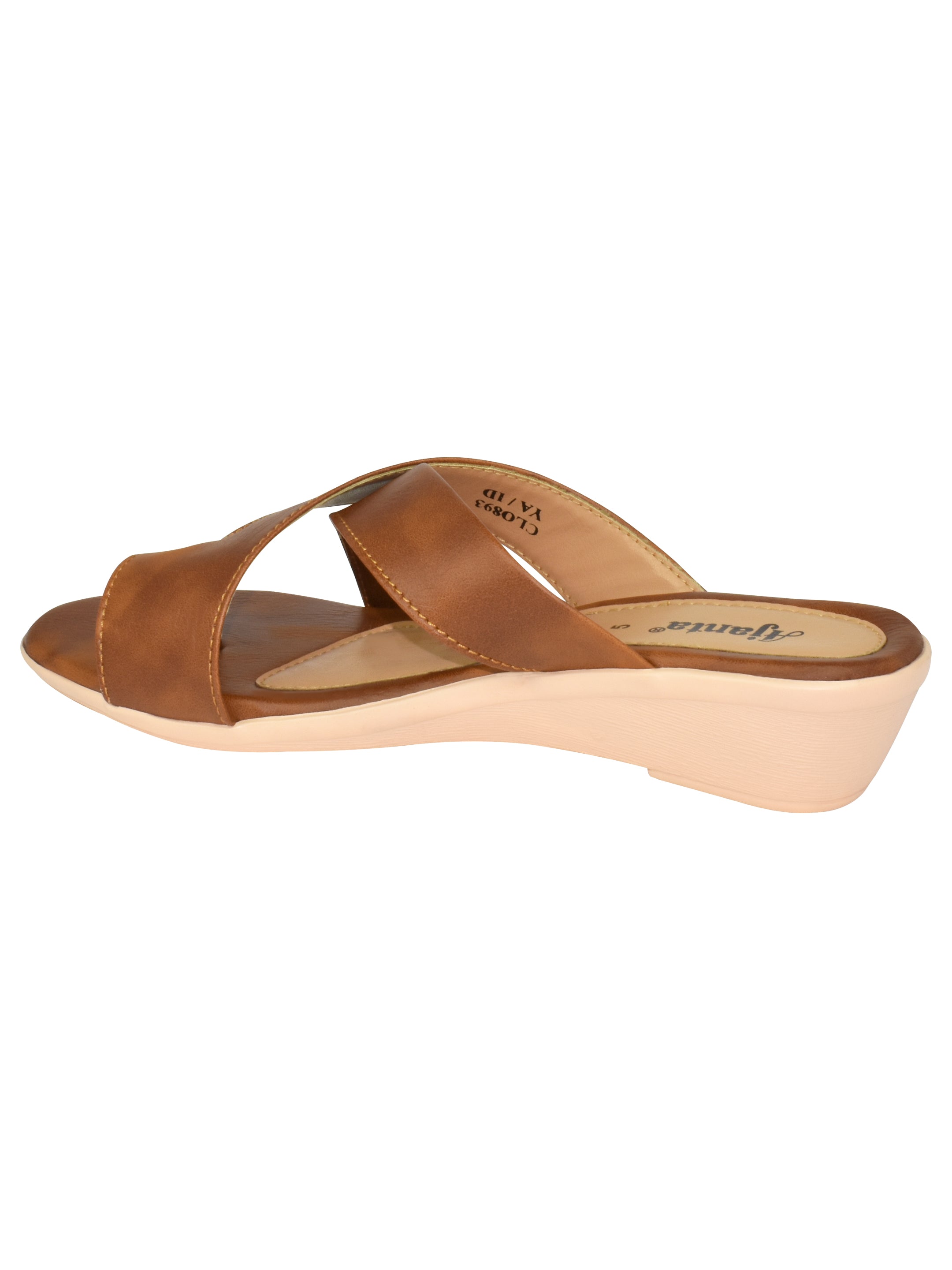 Ajanta Women's Stylish Heel Sandal / Elegant & Comfortable sandal / Stylish Slip-On Sandals with Comfortable FitCL0893