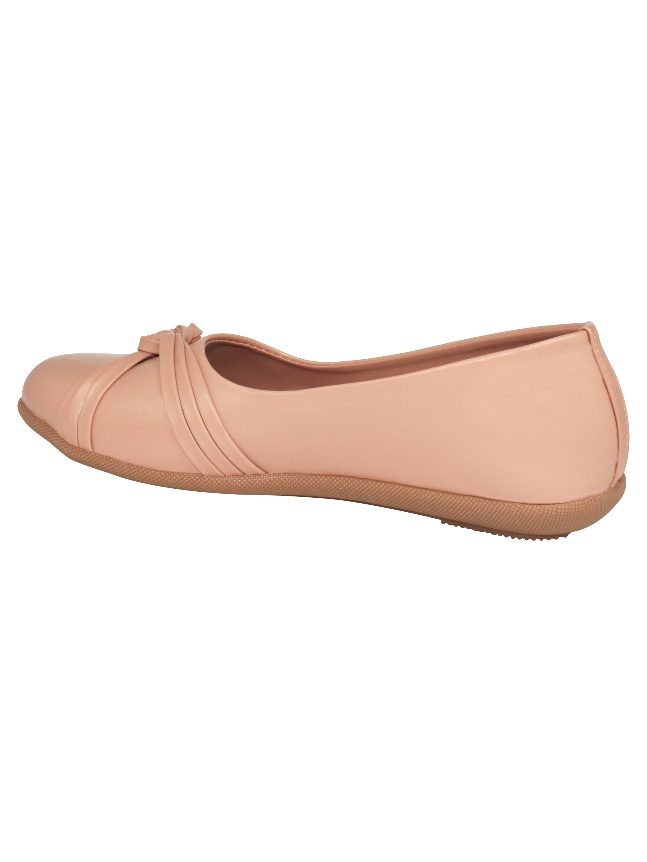 Ajanta Women’s Pink Rexine Closed Toe Bellies
